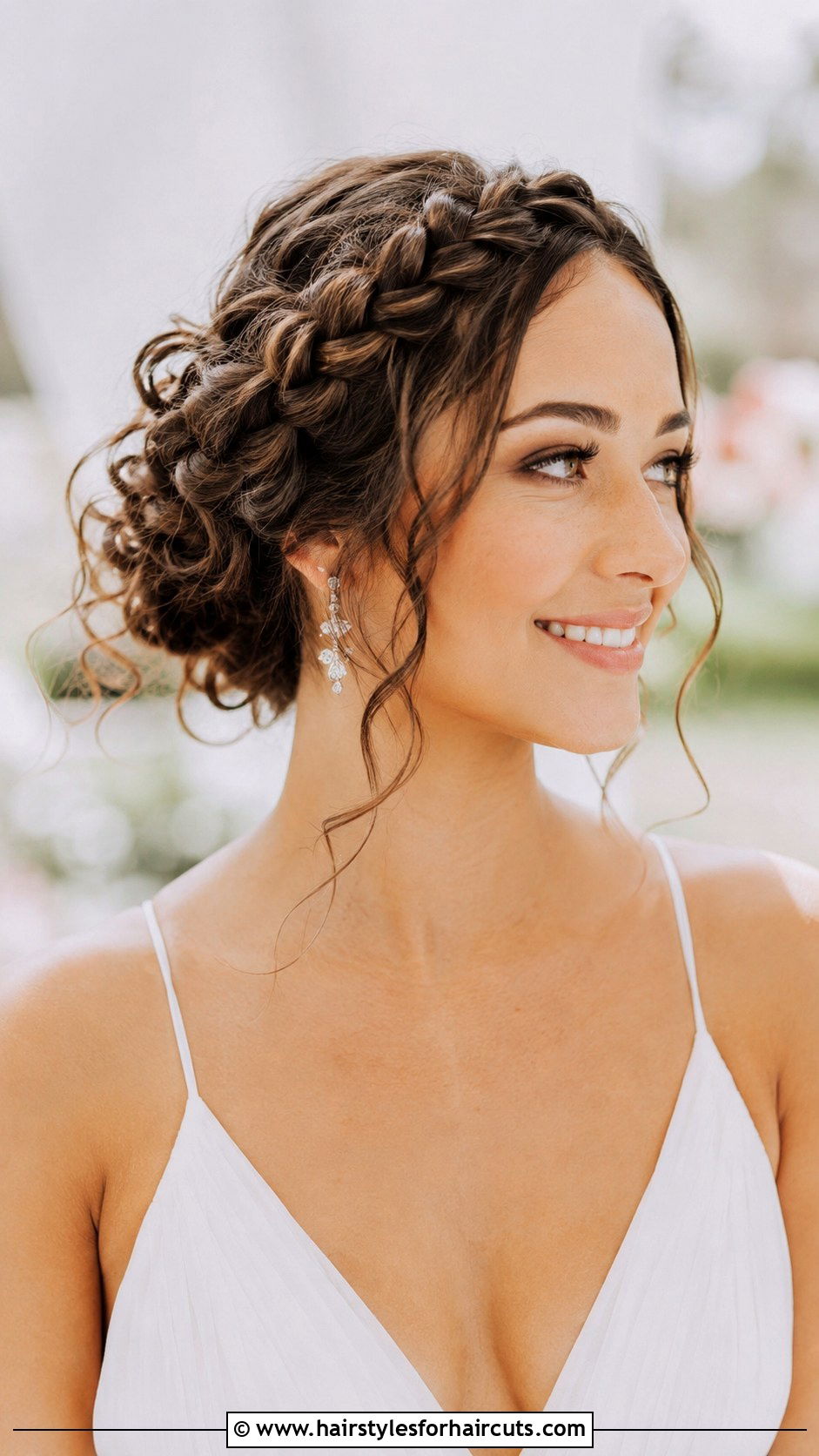 Curly Halo Braid For Prom - 25 curly hair mixed girl prom hairstyles - 25 curly hair mixed girl prom hairstyles