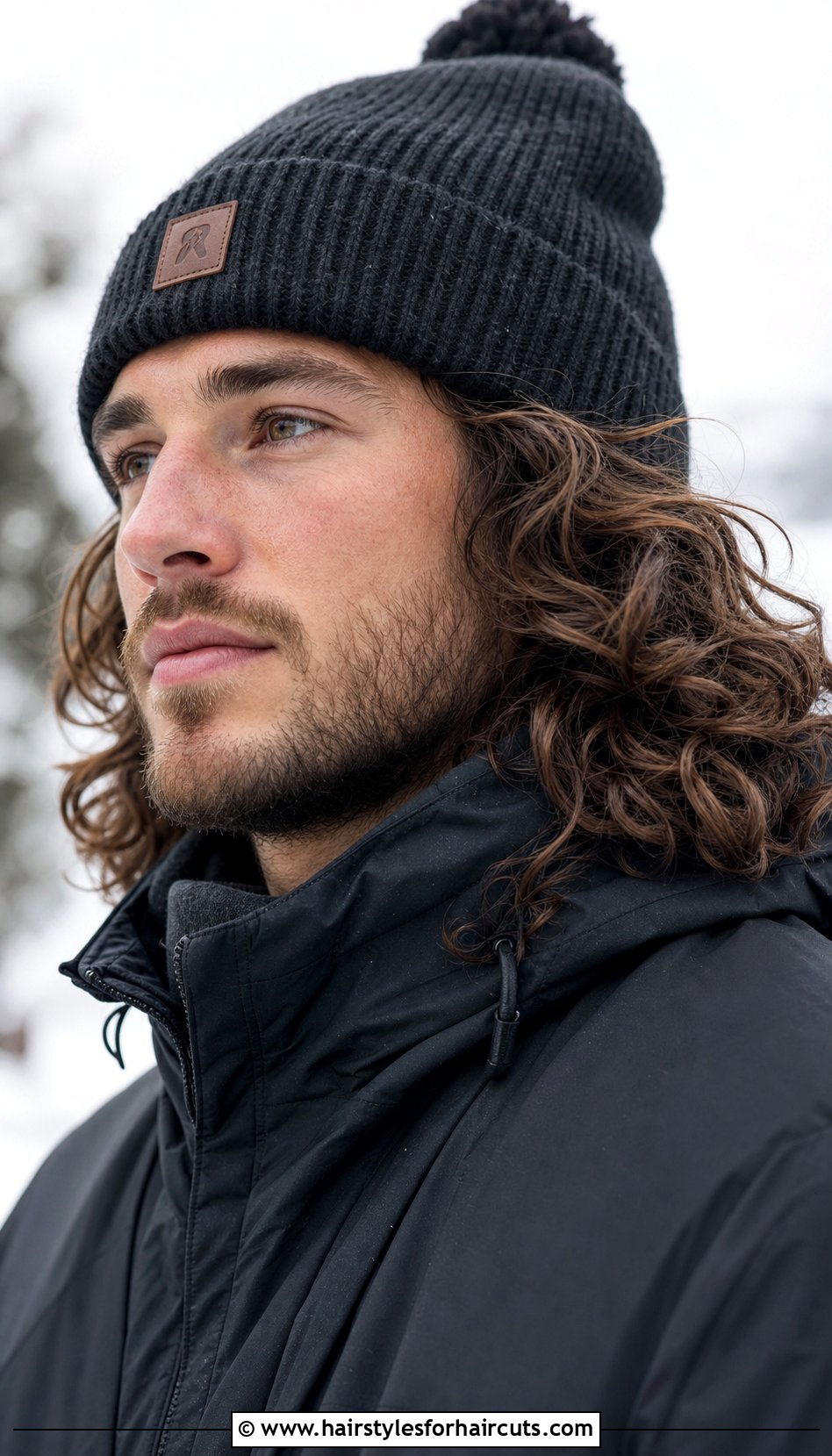 Curly Hockey Flow - 25 hockey haircuts - 25 hockey haircuts