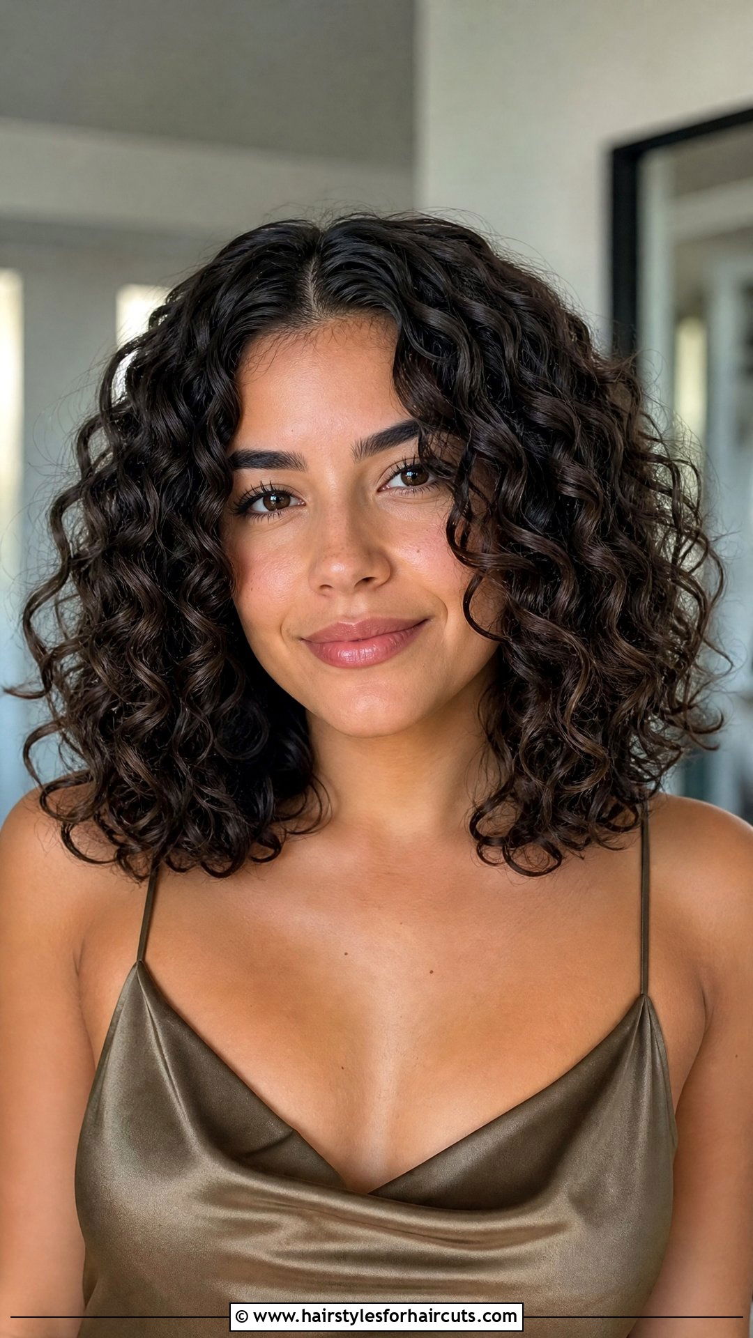 Curly Lob Haircut - 25 hairstyles with curls - 25 hairstyles with curls