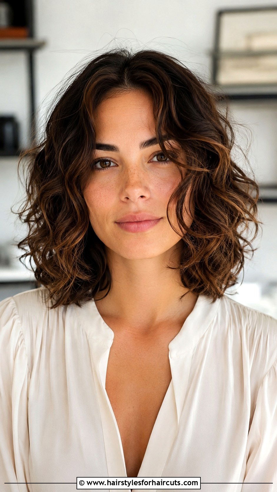 Curly Lob Haircut - 25 short to medium hairstyles for curly hair - 25 short to medium hairstyles for curly hair