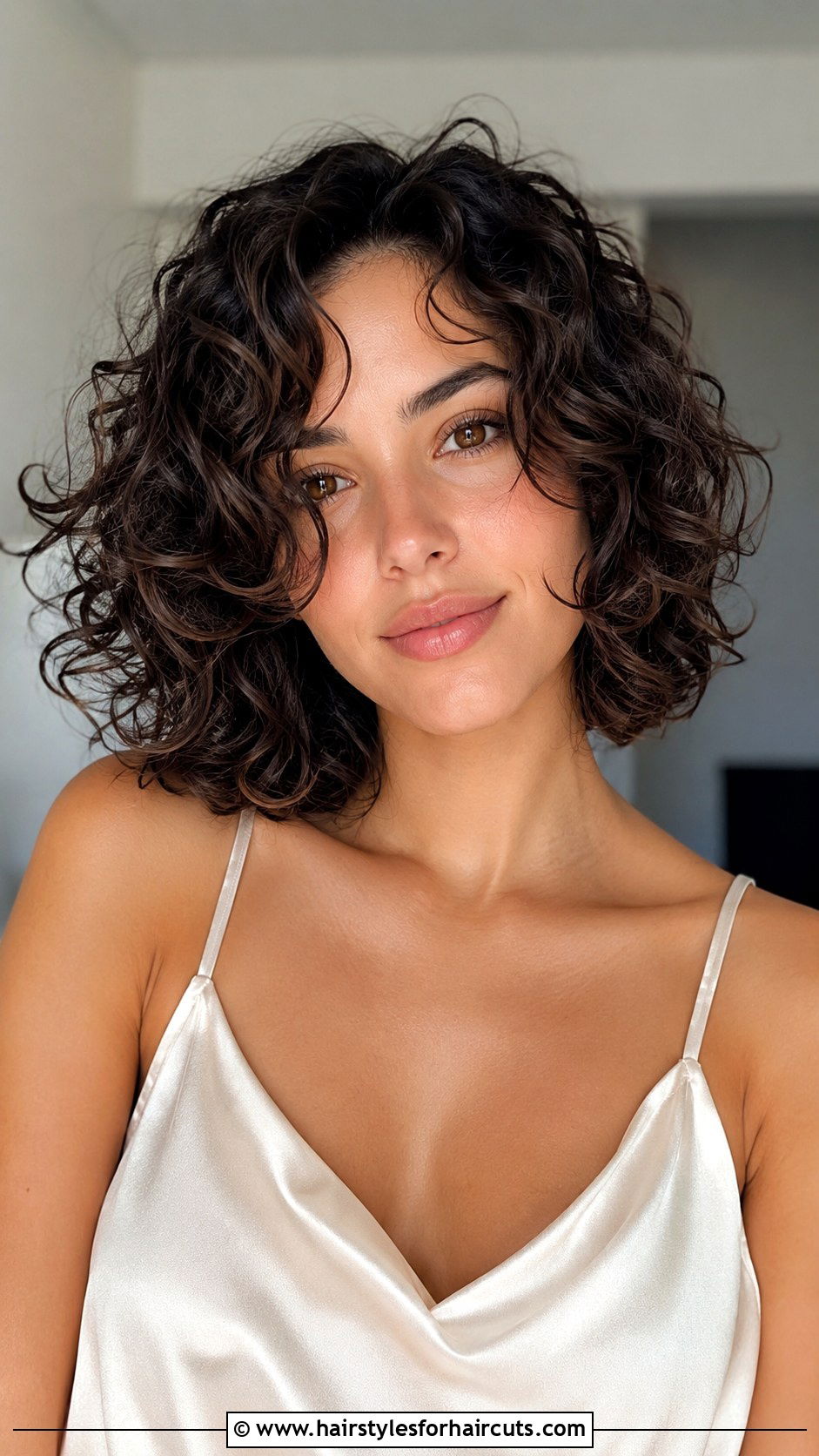 Curly Lob With Face Framing Layers - 25 curly hairstyles for thick hair - 25 curly hairstyles for thick hair