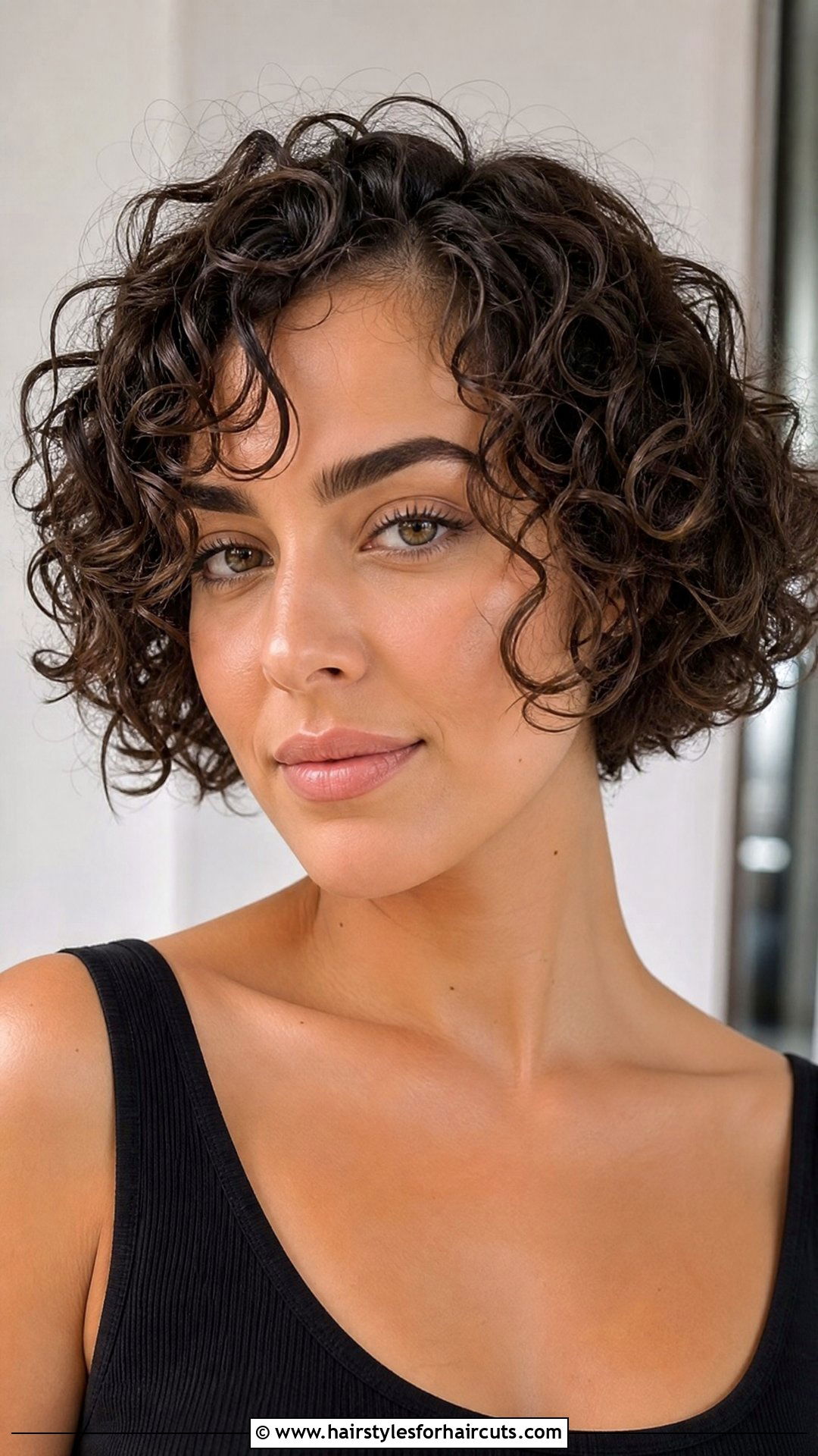 Curly Micro Bob - 25 womens curly hairstyles - 25 womens curly hairstyles