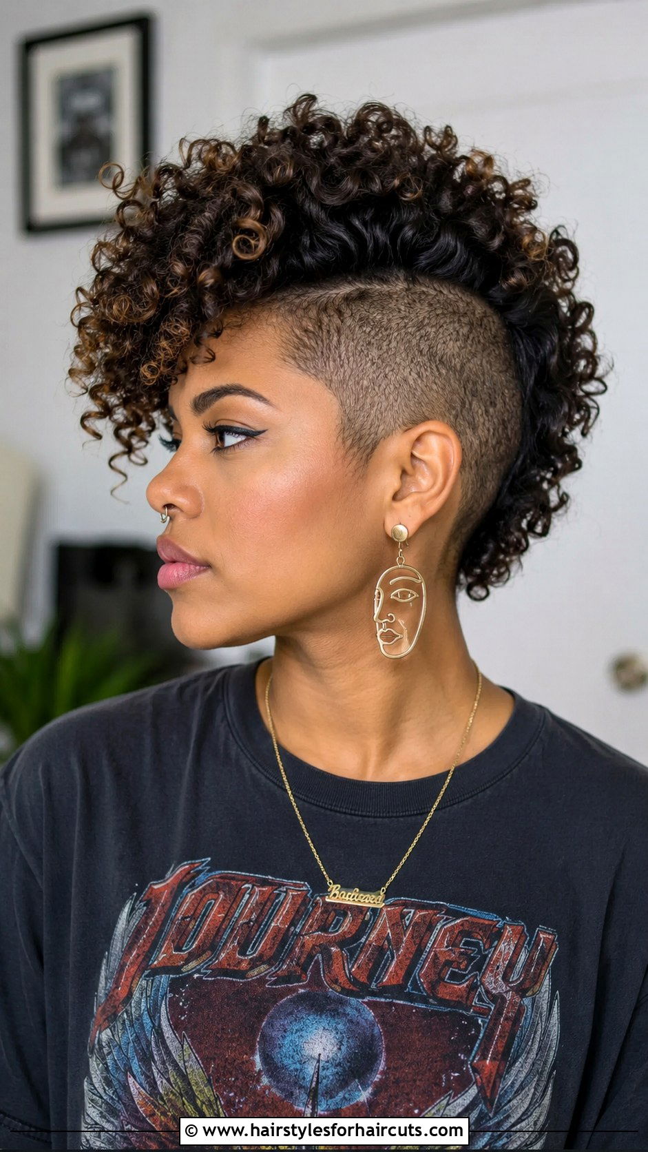Curly Mohawk - 25 hairstyles for women curls - 25 hairstyles for women curls