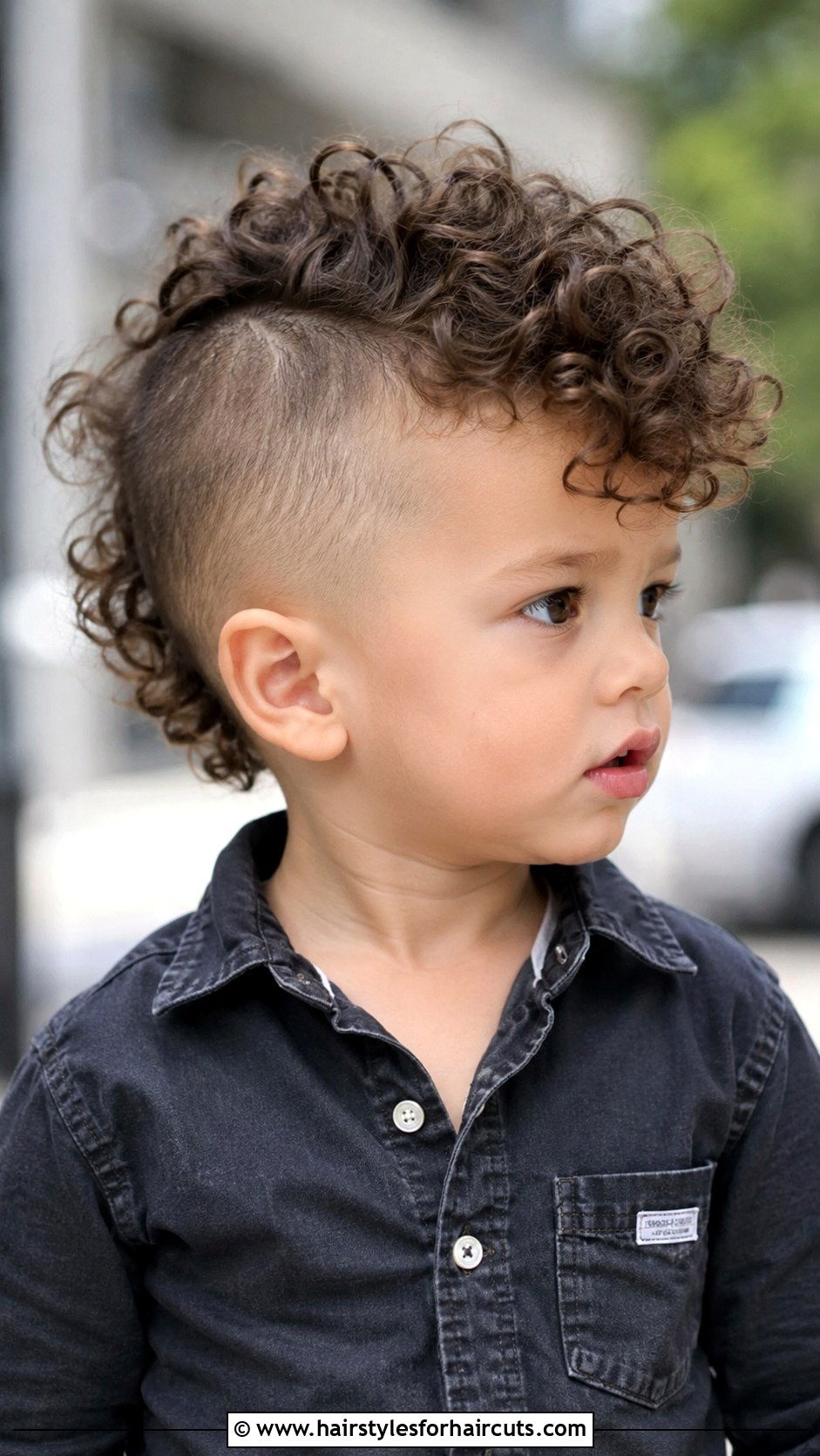 Curly Mohawk - 25 curly hair baby haircuts - 25 curly hair baby haircuts