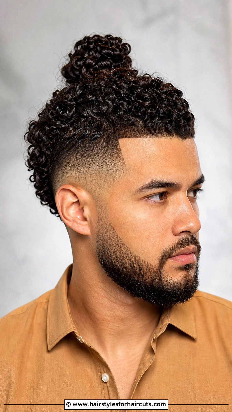 Curly Mohawk Bun - 25 mohawk haircuts curly hair - 25 mohawk haircuts curly hair