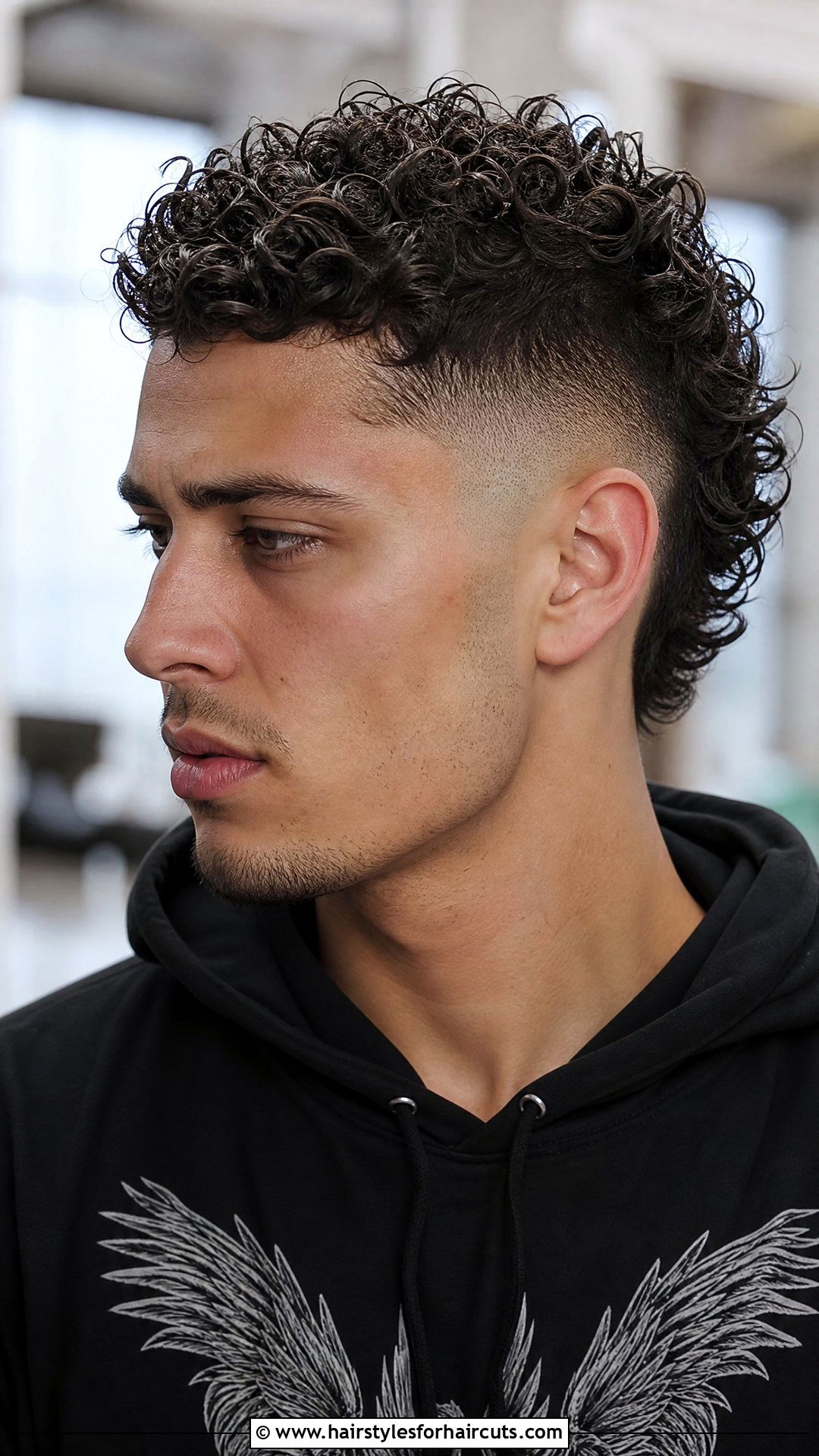Curly Mohawk Fade - 25 curly haircuts miami - 25 curly haircuts miami