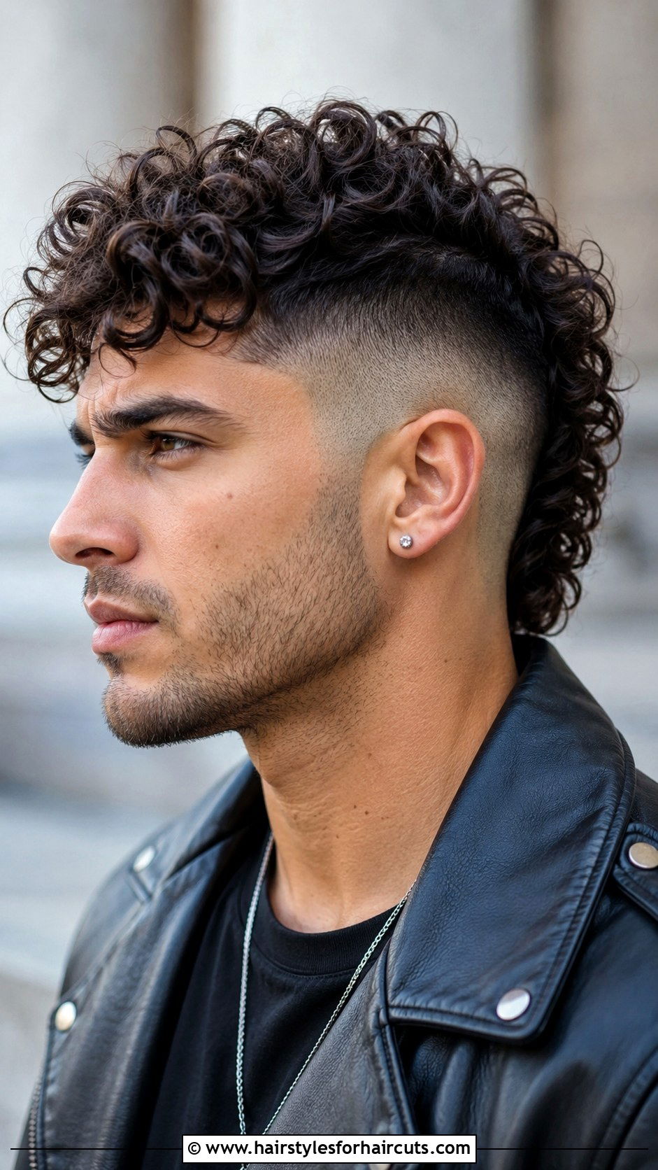 Curly Mohawk Fade - 25 ftm haircuts for curly hair - 25 ftm haircuts for curly hair