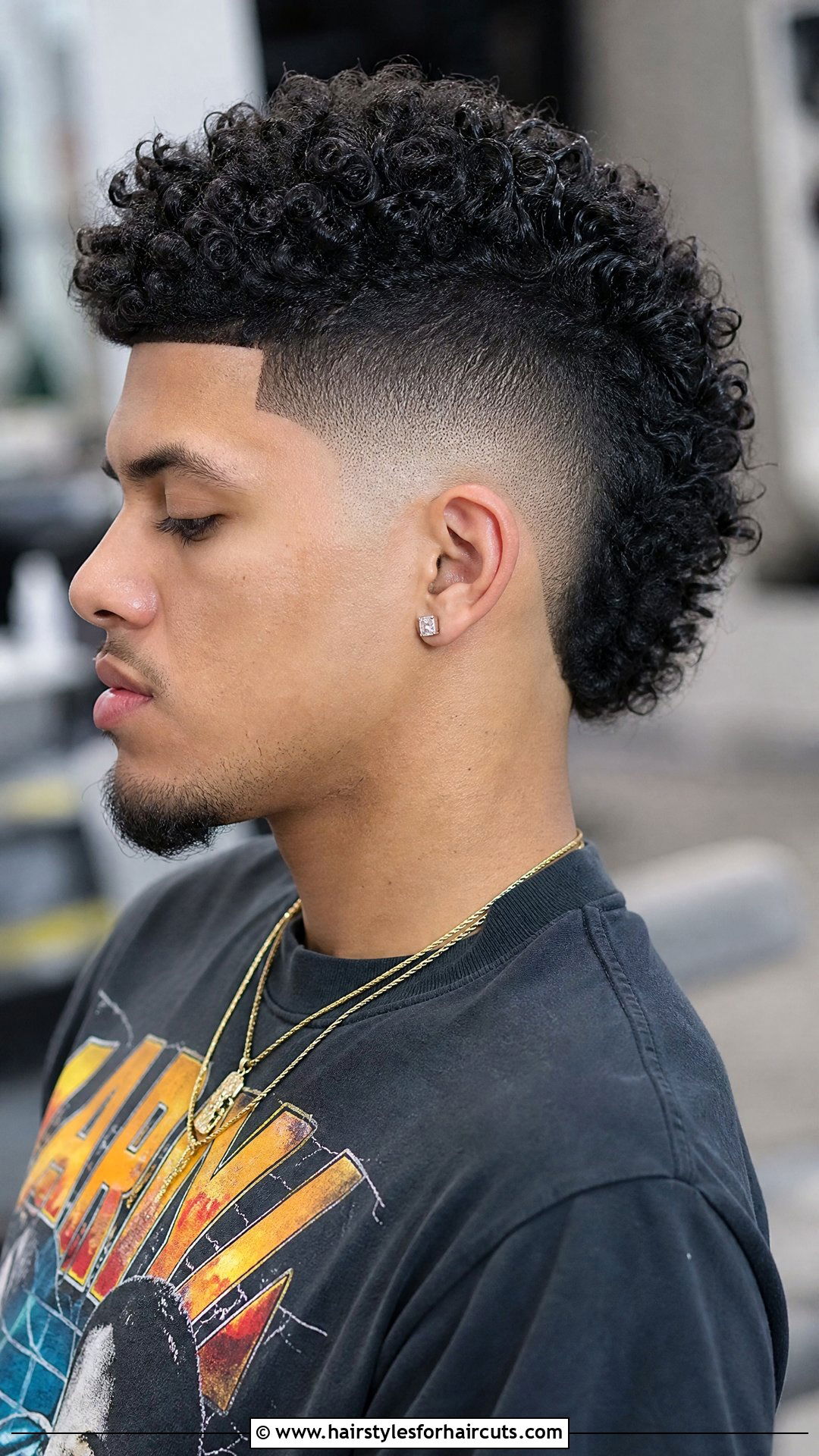 Curly Mohawk Fade - 25 trae young haircuts - 25 trae young haircuts