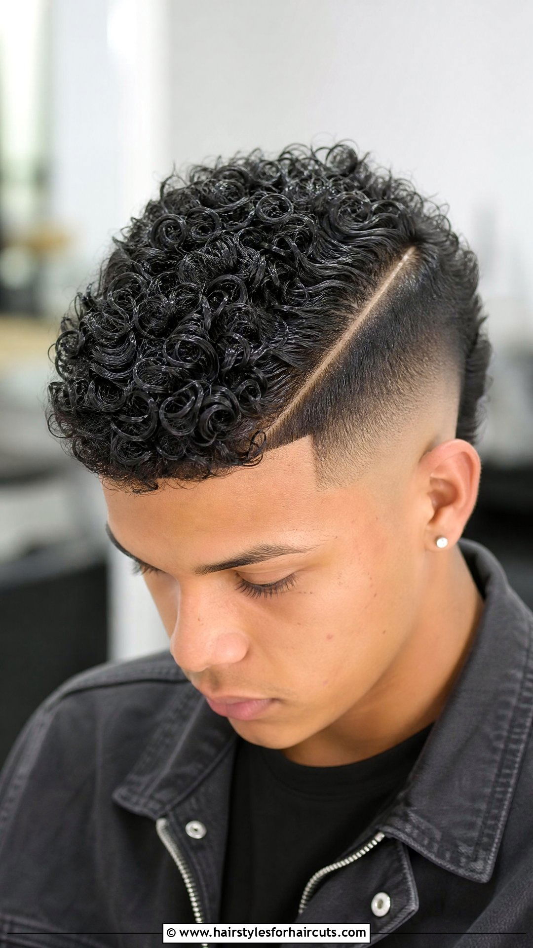 Curly Mohawk Fade With Part - 25 mohawk fade haircuts curly hair - 25 mohawk fade haircuts curly hair