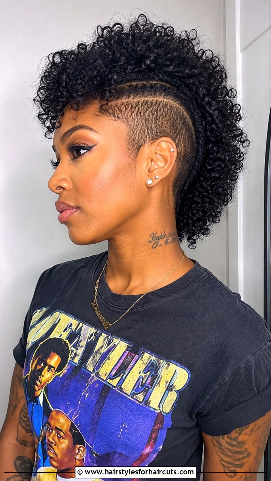 Curly Mohawk Haircut - 25 80s hairstyles for black hair - 25 80s hairstyles for black hair