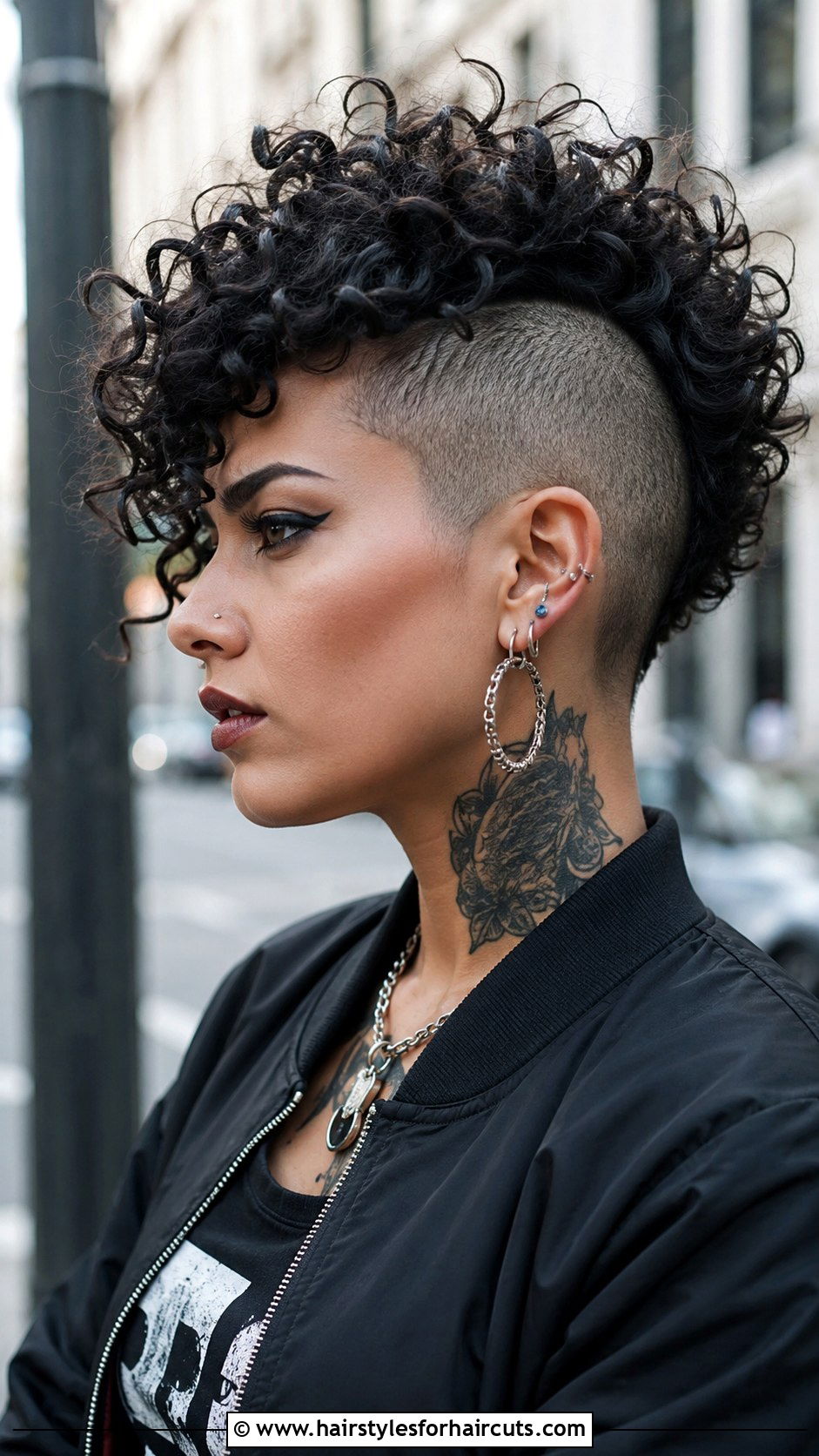 Curly Mohawk Haircut - 25 haircuts for curly hair female - 25 haircuts for curly hair female
