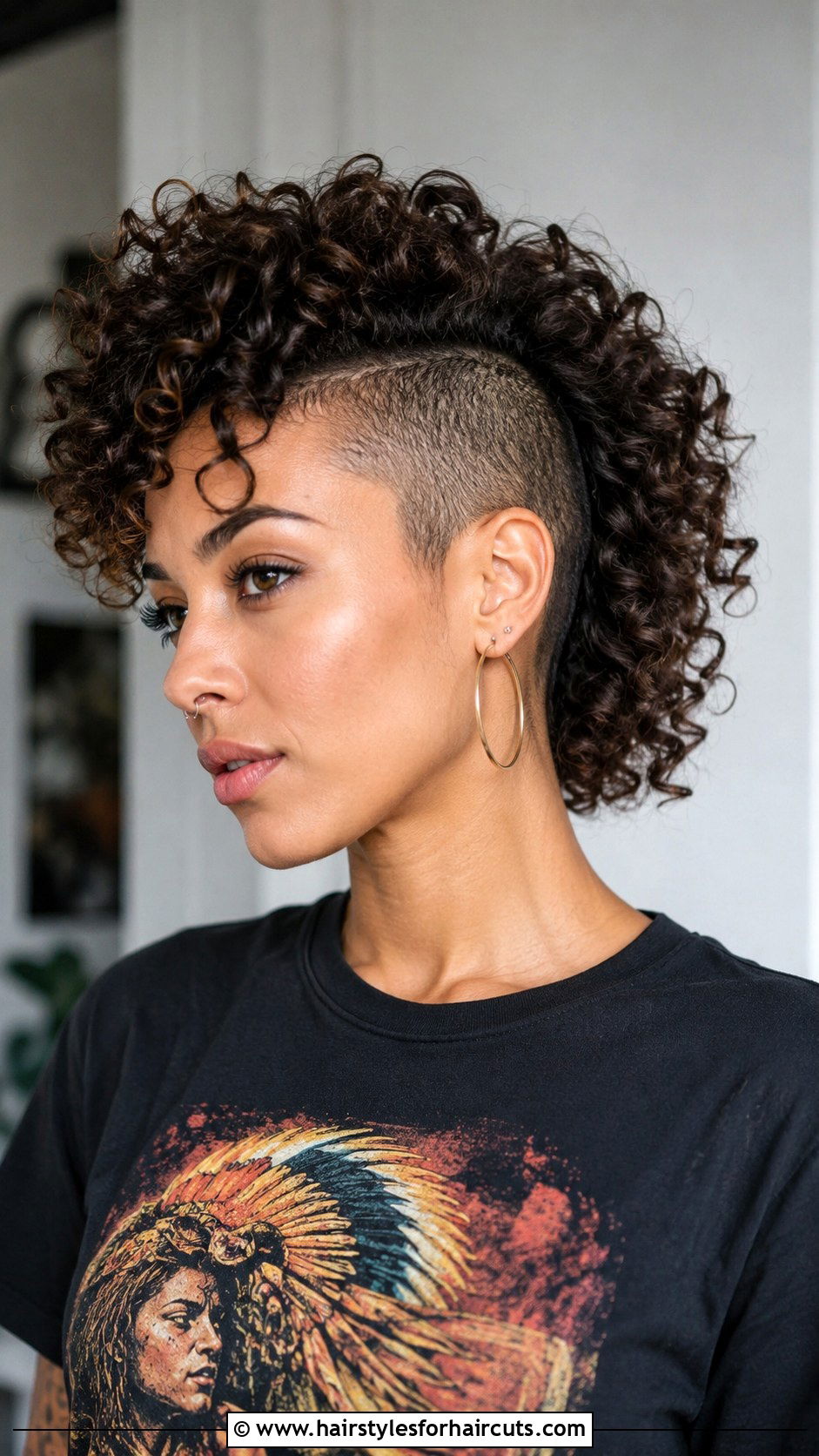 Curly Mohawk Haircut - 25 best haircuts for thick curly hair - 25 best haircuts for thick curly hair