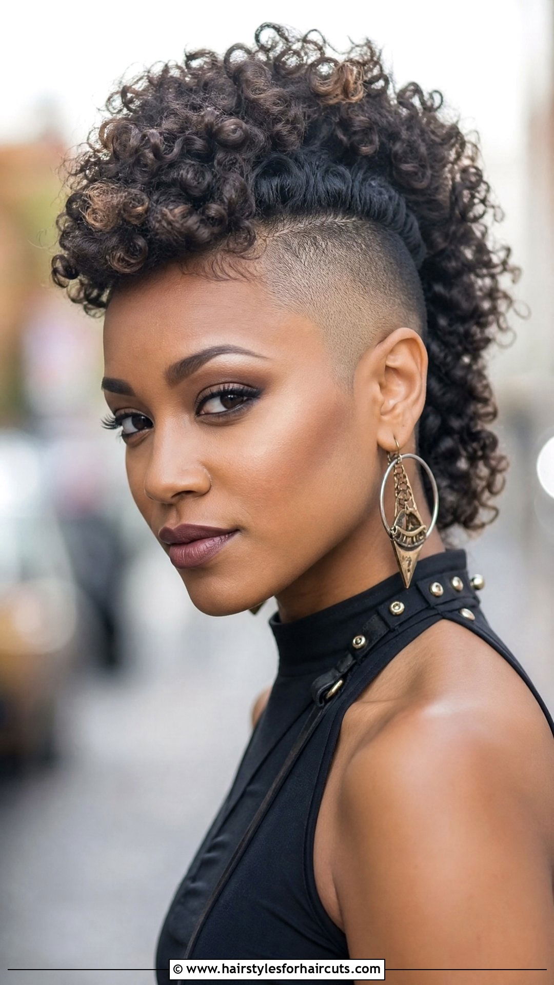 Curly Mohawk Hairstyle - 25 woman curly hairstyles - 25 woman curly hairstyles