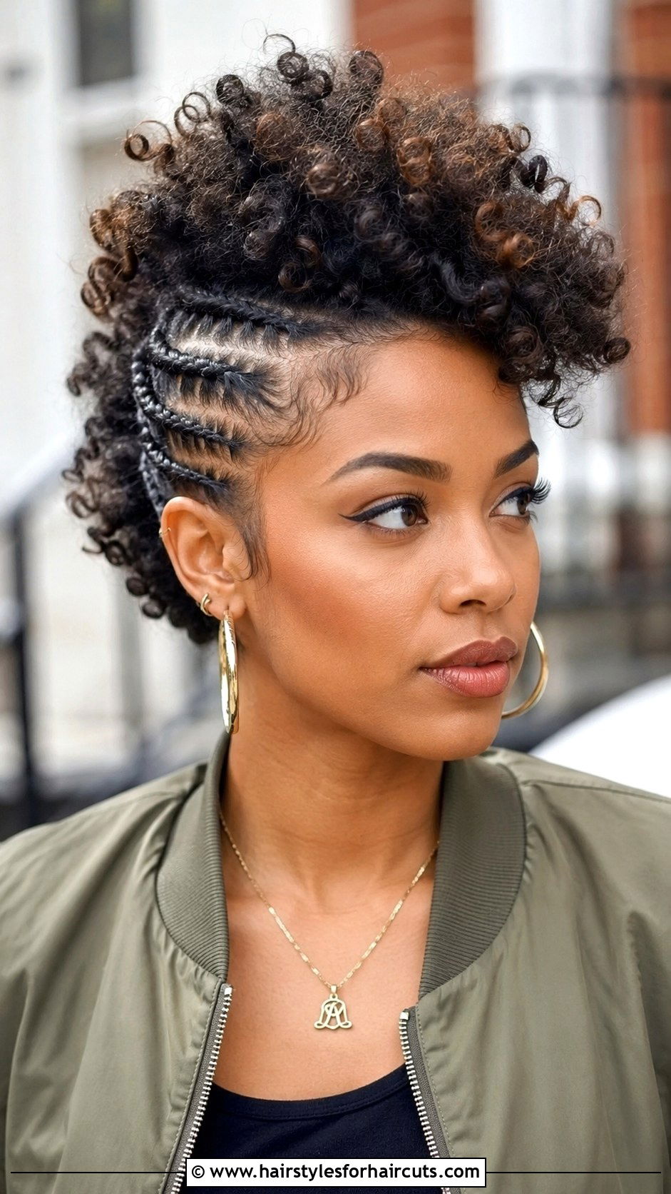 Curly Mohawk Updo - 25 curly updo hairstyles for black hair - 25 curly updo hairstyles for black hair