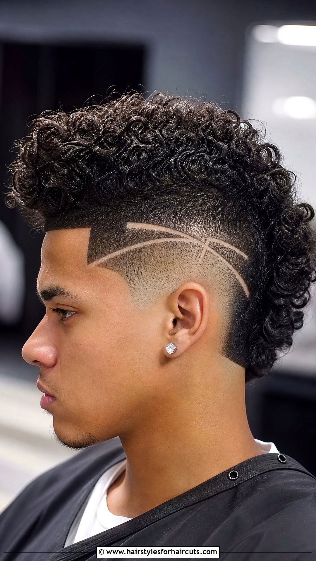 Curly Mohawk With Fade Design - 25 mohawk fade haircuts curly hair - 25 mohawk fade haircuts curly hair