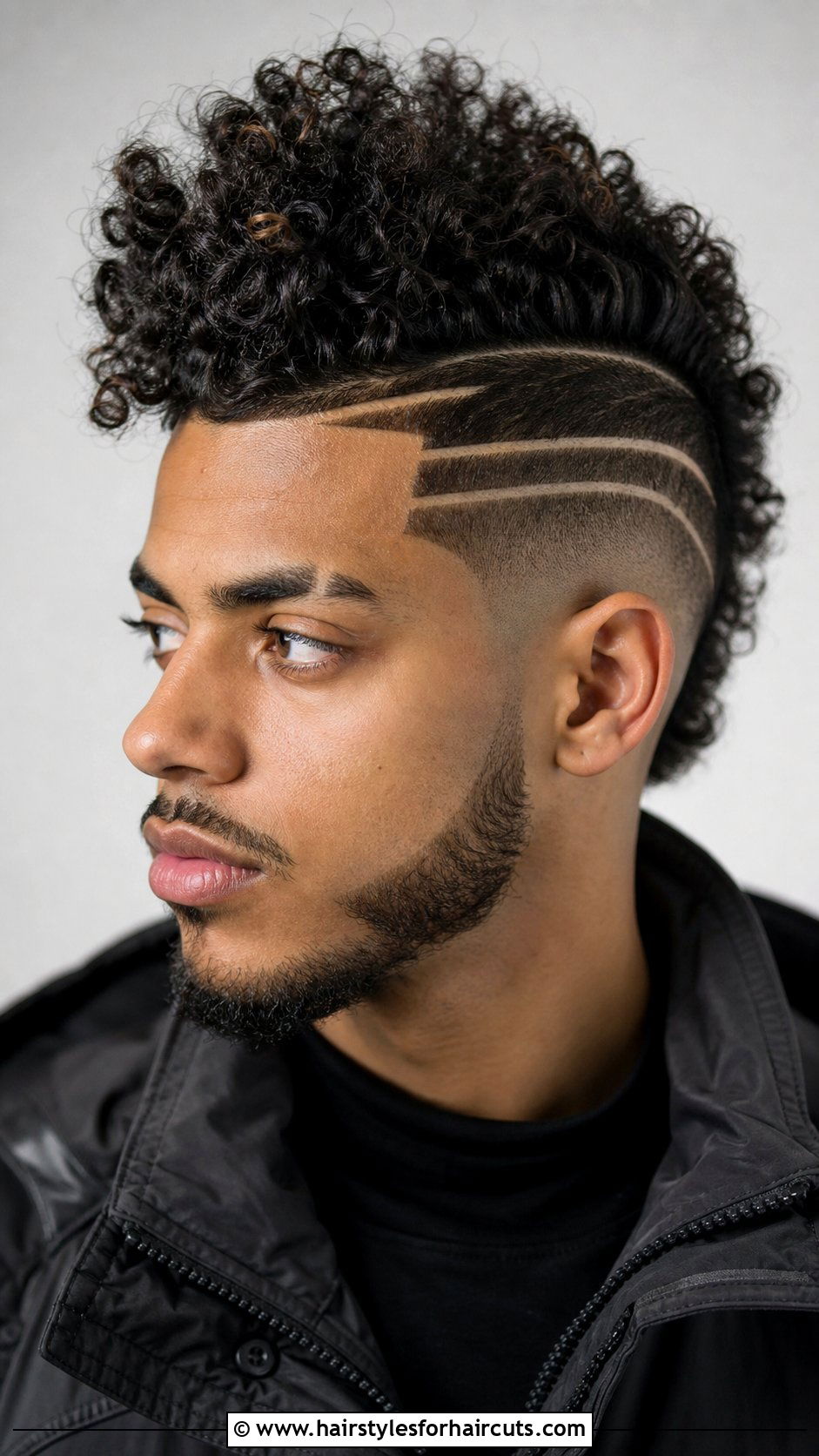 Curly Mohawk With Lines - 25 mohawk haircuts curly hair - 25 mohawk haircuts curly hair