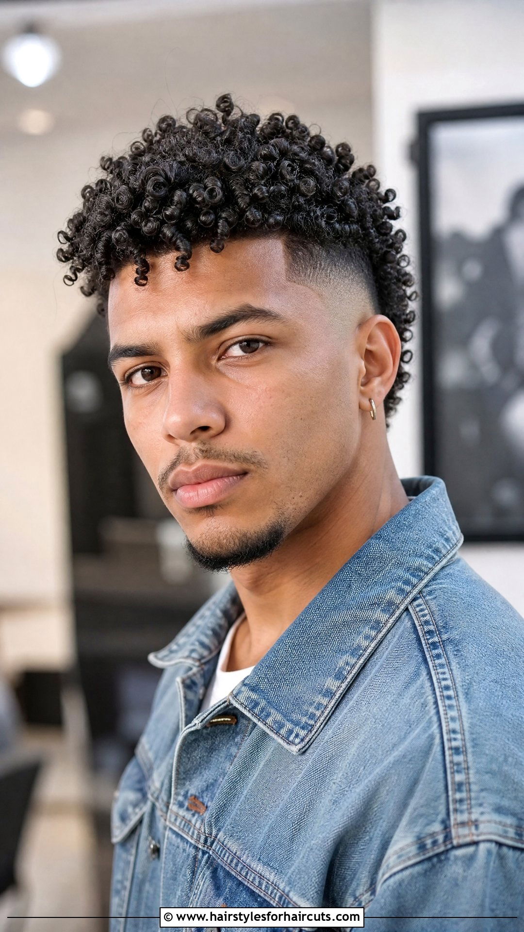 Curly Mohawk With Mid Fade - 25 mohawk fade haircuts curly hair - 25 mohawk fade haircuts curly hair