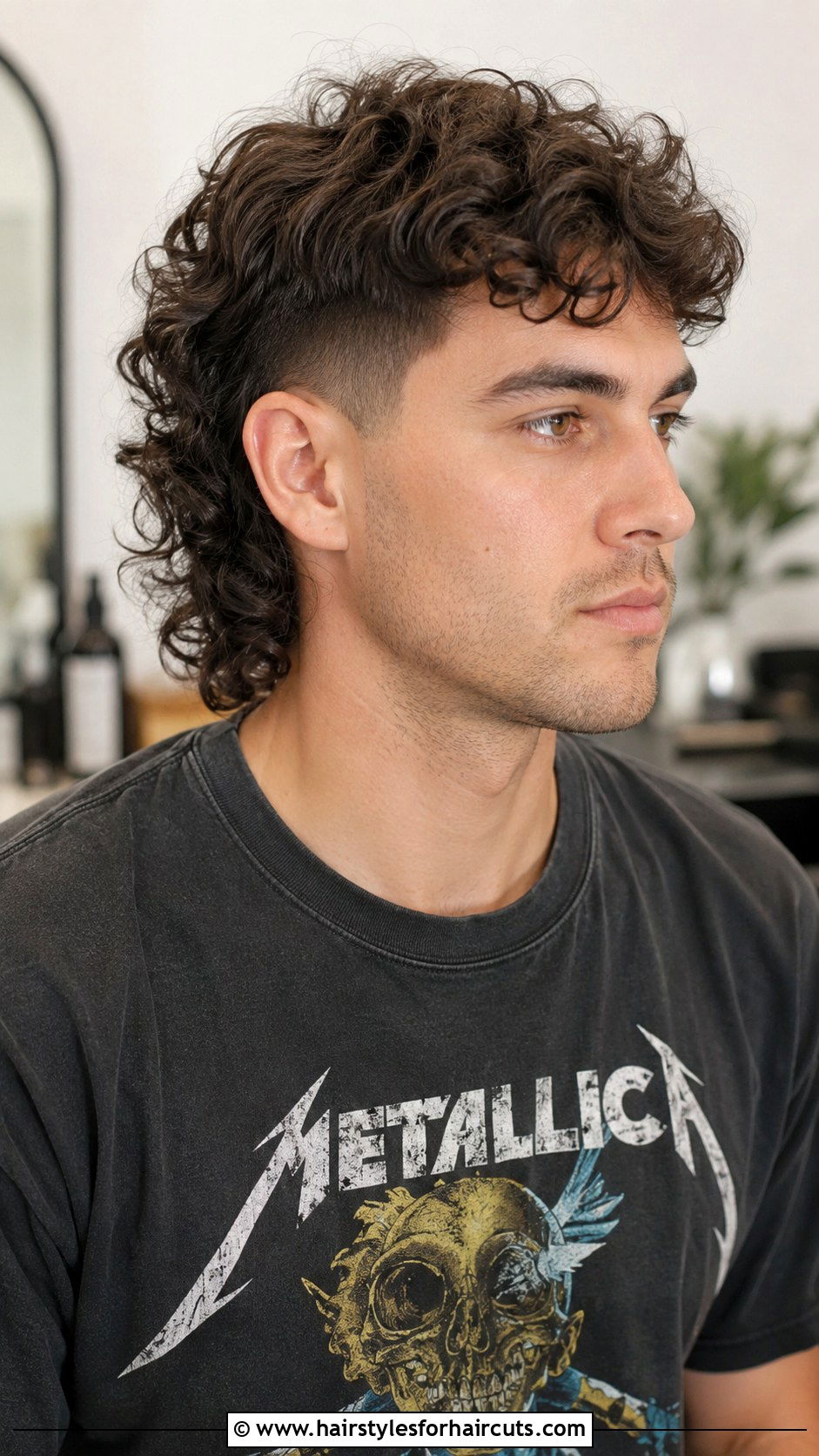 Curly Mullet - 25 ftm haircuts for curly hair - 25 ftm haircuts for curly hair