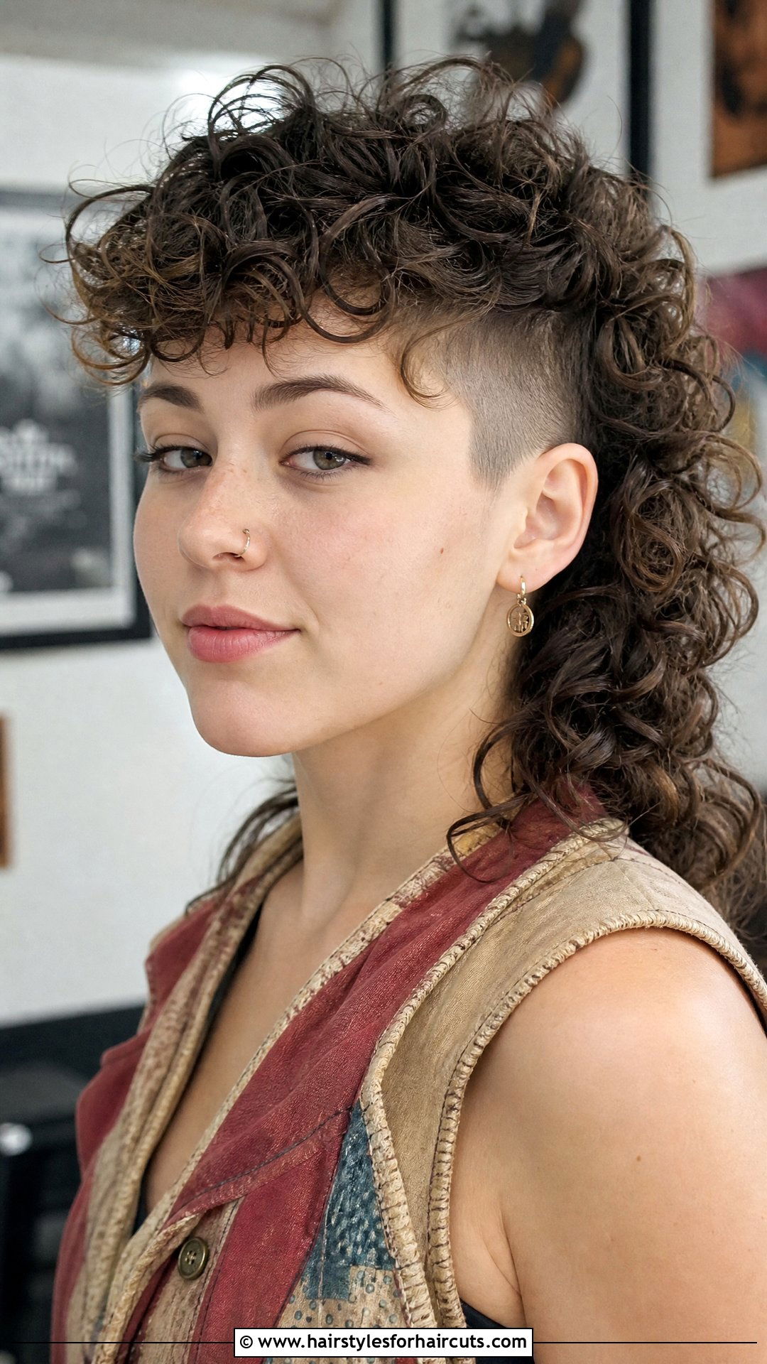 Curly Mullet Haircut - 25 cute haircuts for girls with curly hair - 25 cute haircuts for girls with curly hair