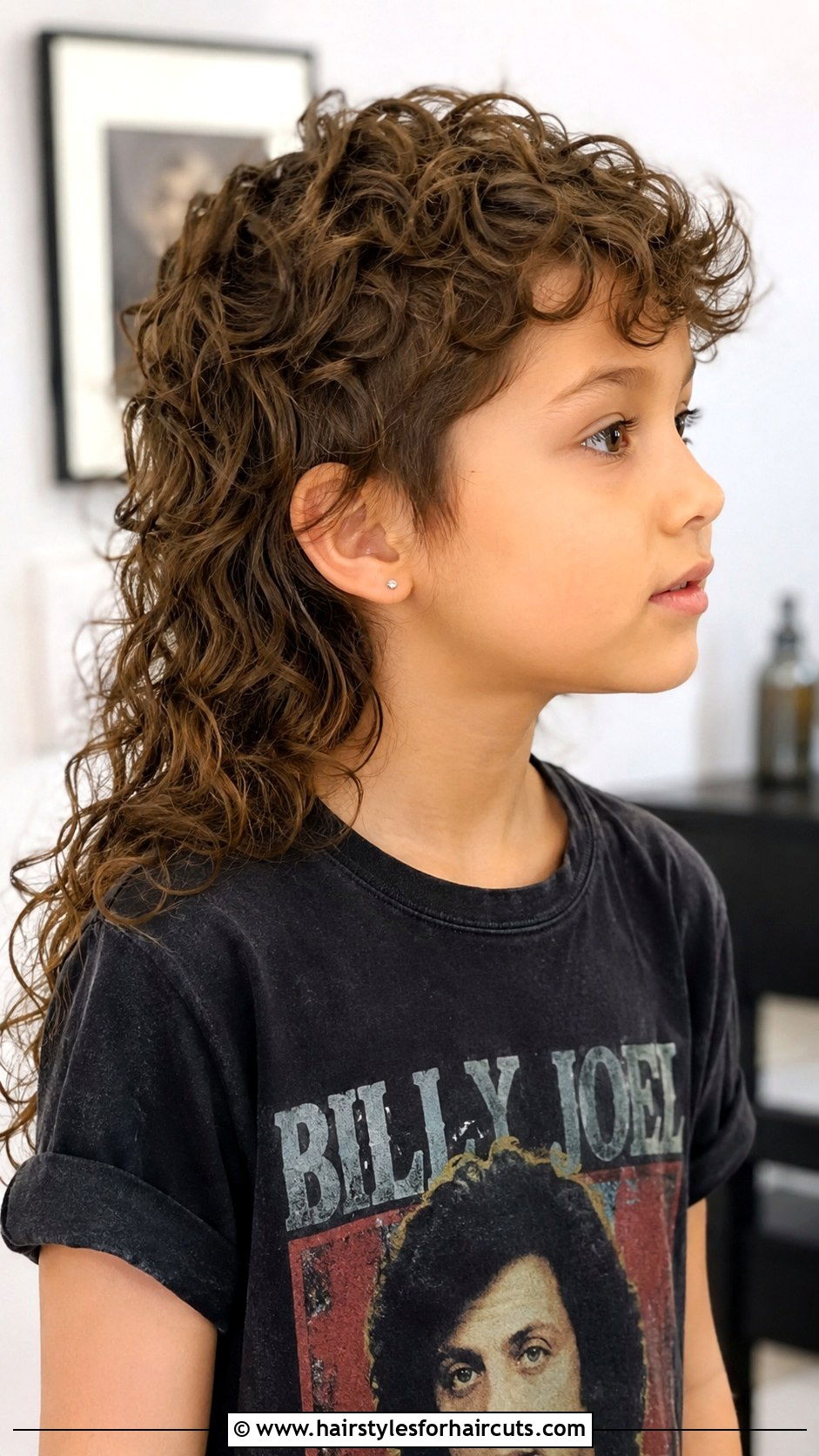 Curly Mullet Haircut - 25 haircuts for curly hair girl kid - 25 haircuts for curly hair girl kid