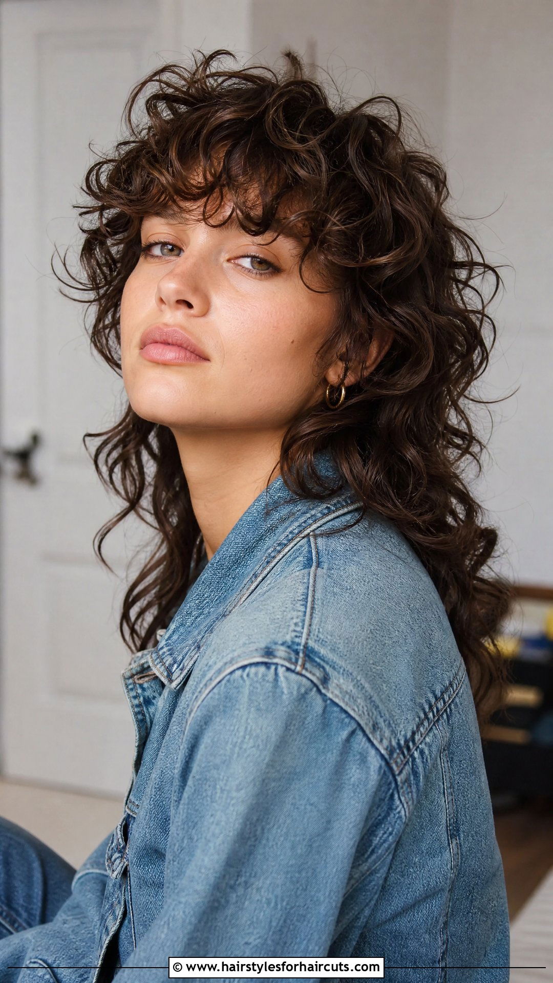 Curly Mullet With Bangs - 25 curly hair with bangs hairstyles - 25 curly hair with bangs hairstyles