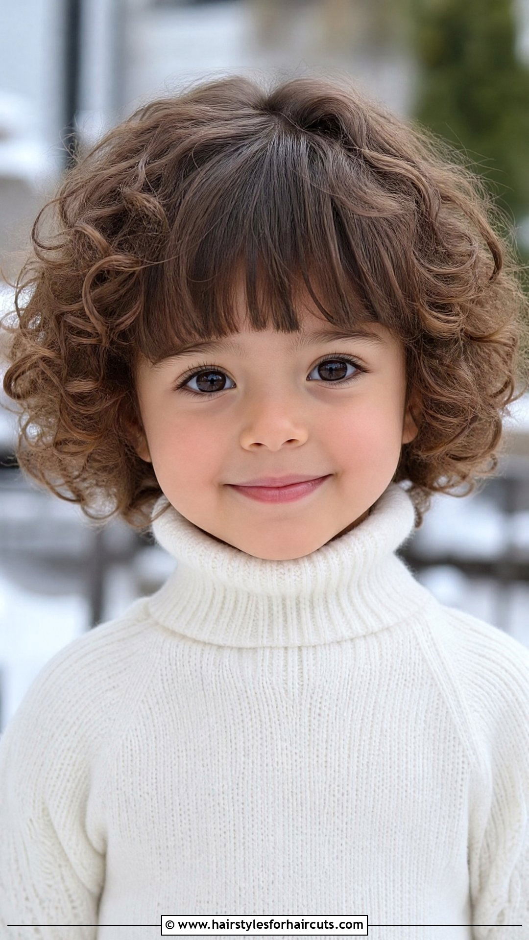 Curly Mushroom Cut - 25 kid curly haircuts - 25 kid curly haircuts