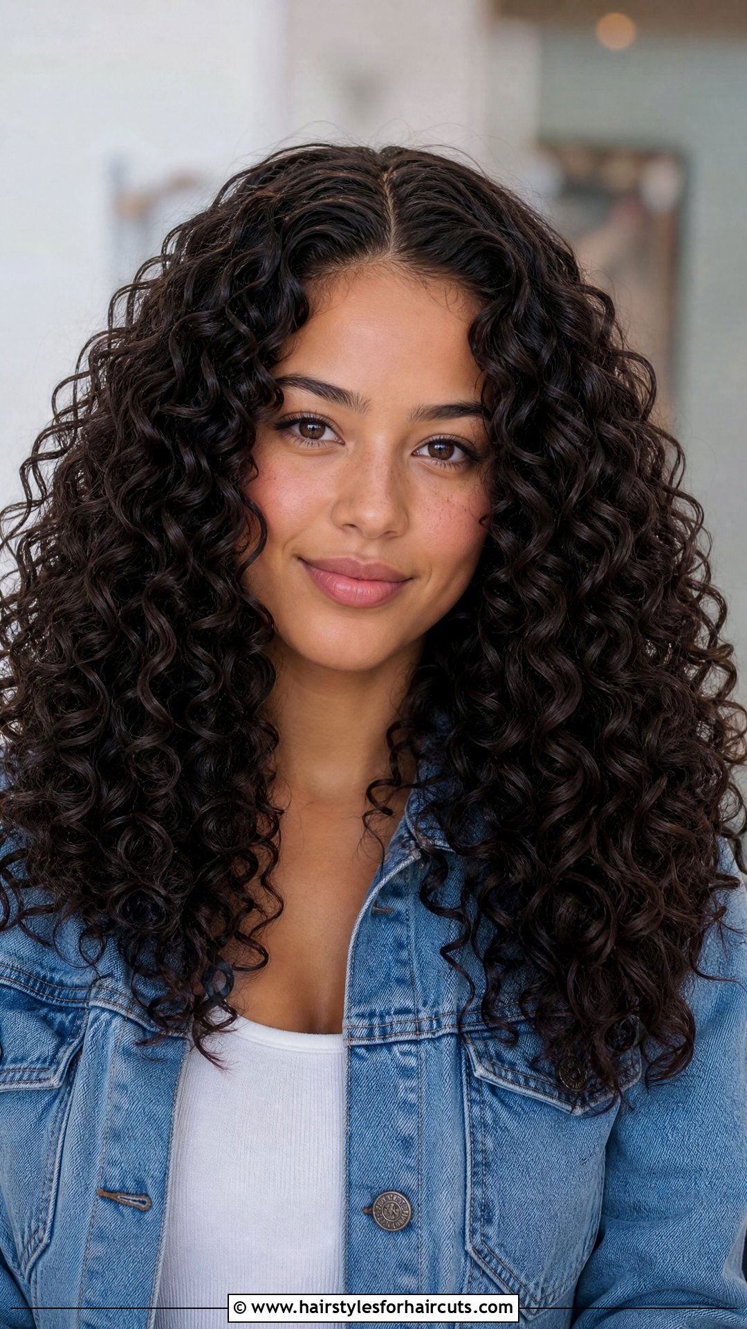 Curly Perm With Middle Part - 25 perm hairstyles long hair - 25 perm hairstyles long hair