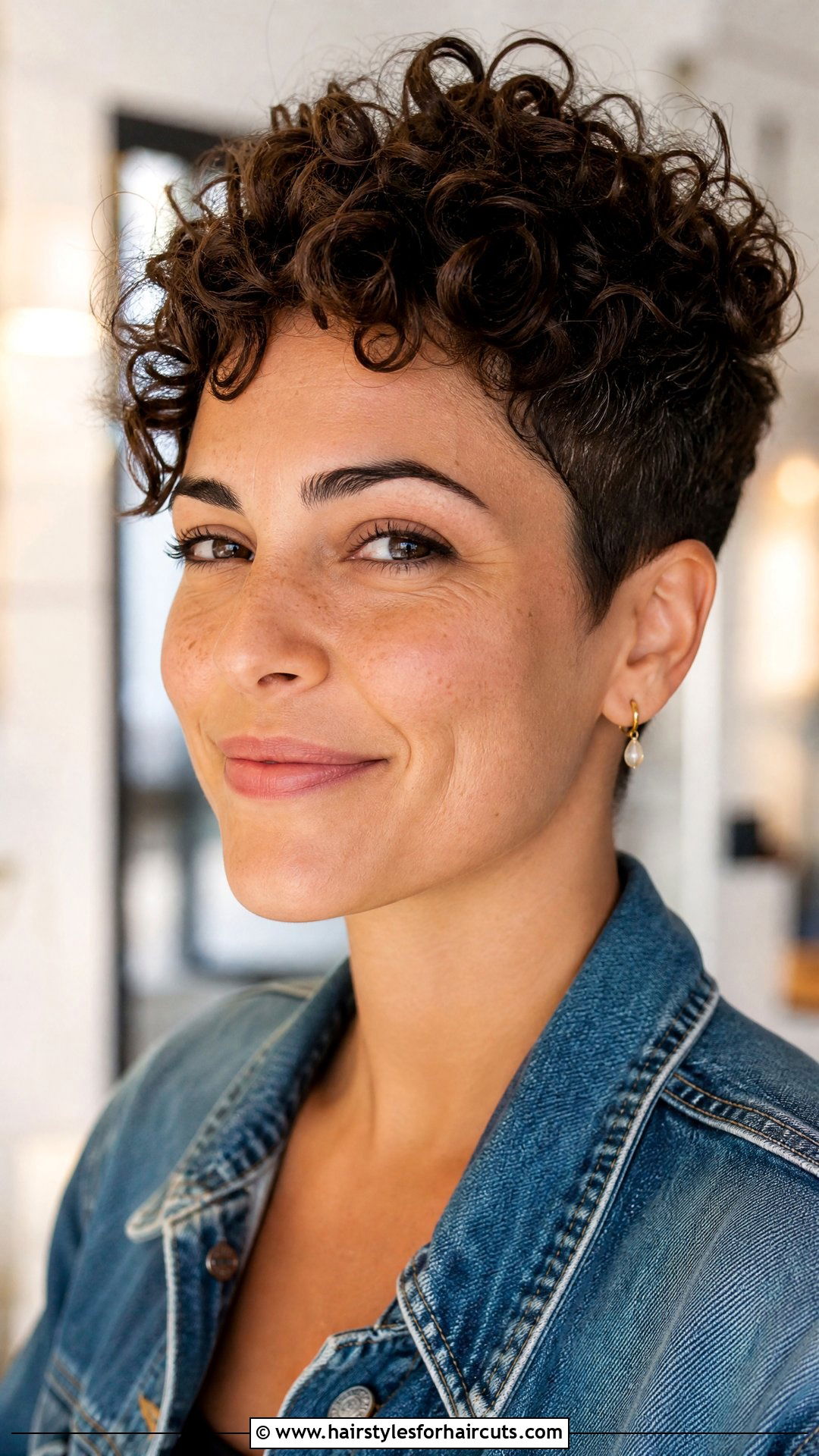 Curly Pixie - 25 womens short haircuts styles - 25 womens short haircuts styles