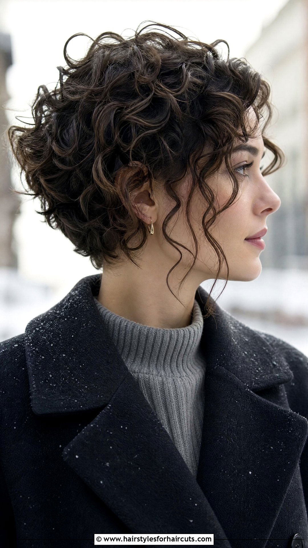 Curly Pixie Bob - 25 best haircuts for curly frizzy hair - 25 best haircuts for curly frizzy hair