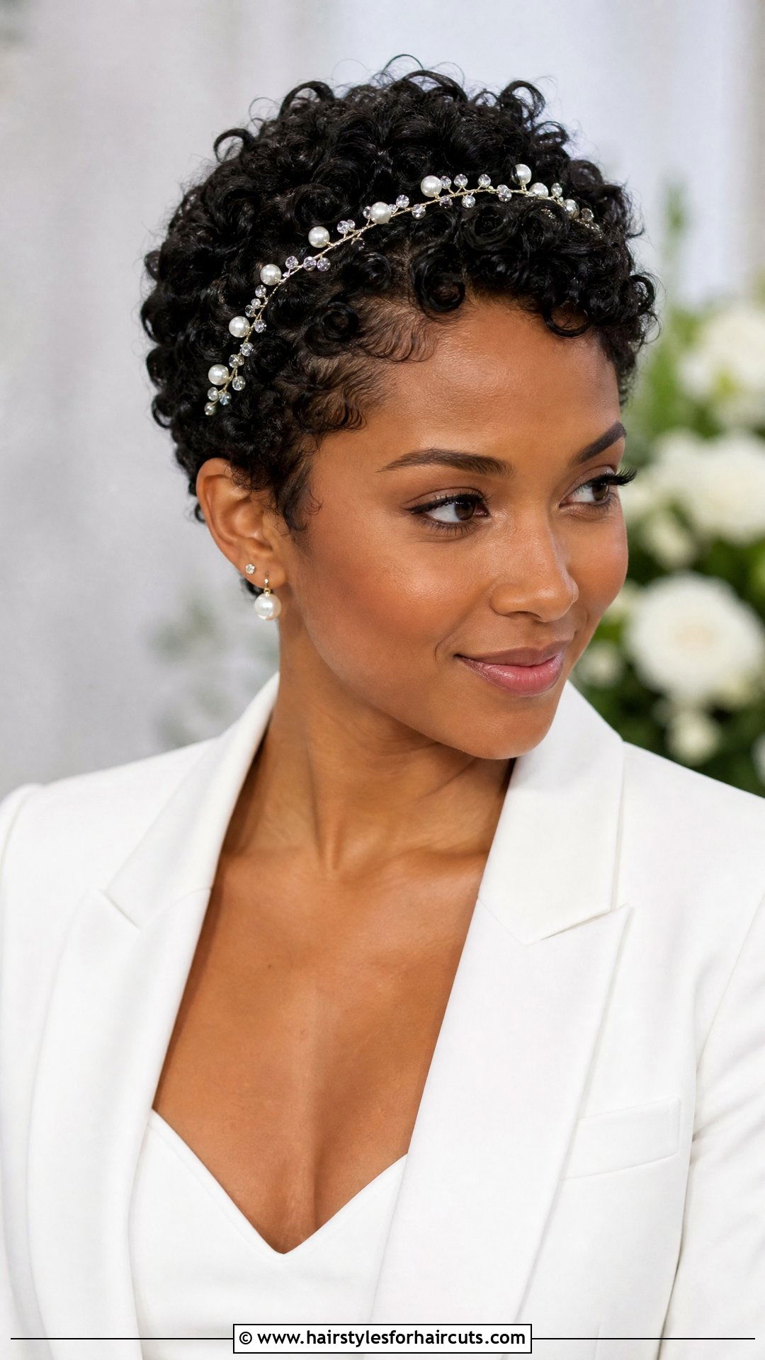 Curly Pixie Bridal Hair - 25 wedding hairstyles for curly hair - 25 wedding hairstyles for curly hair