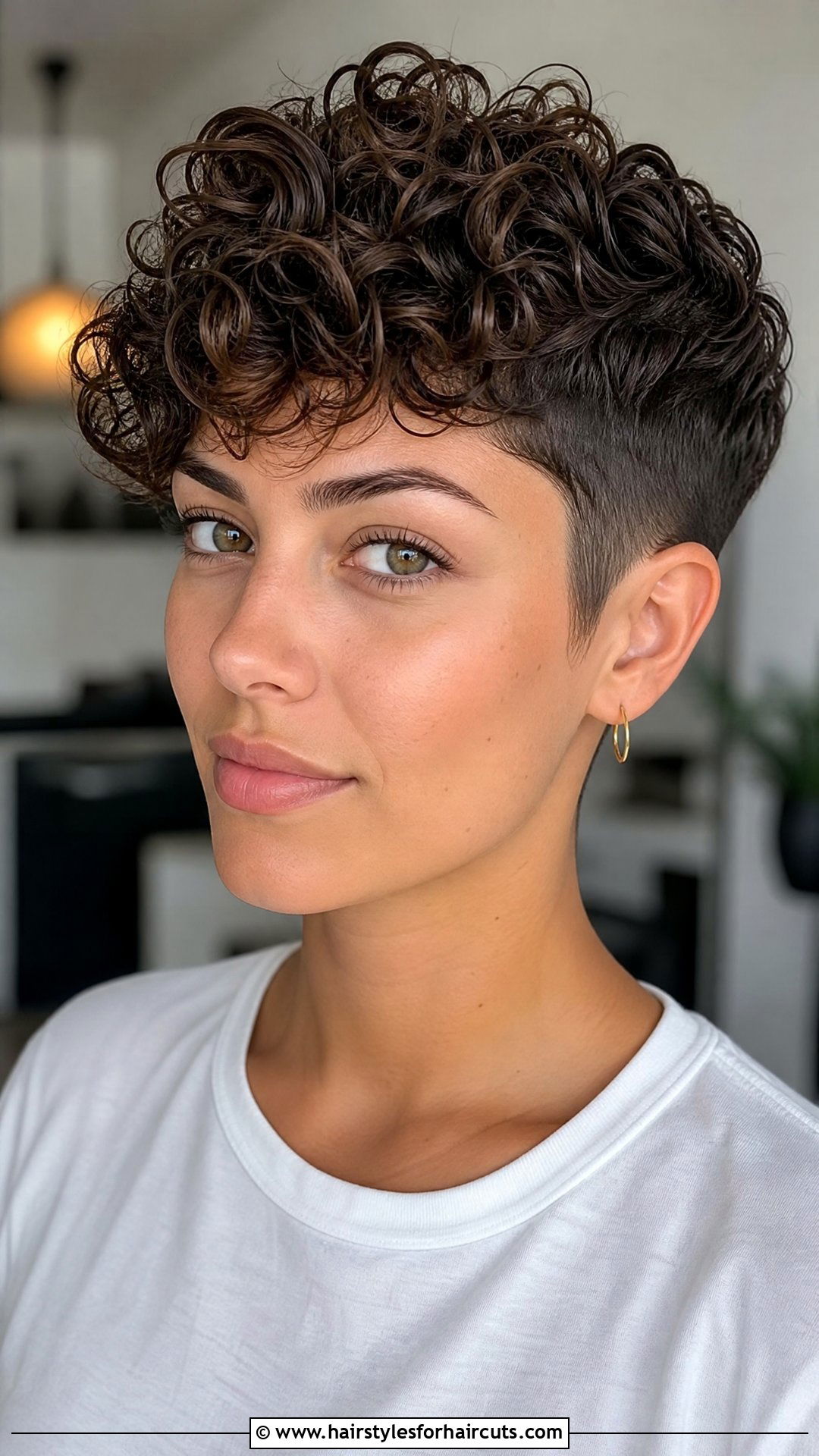 Curly Pixie Cut - 25 edgy haircuts for curly hair - 25 edgy haircuts for curly hair
