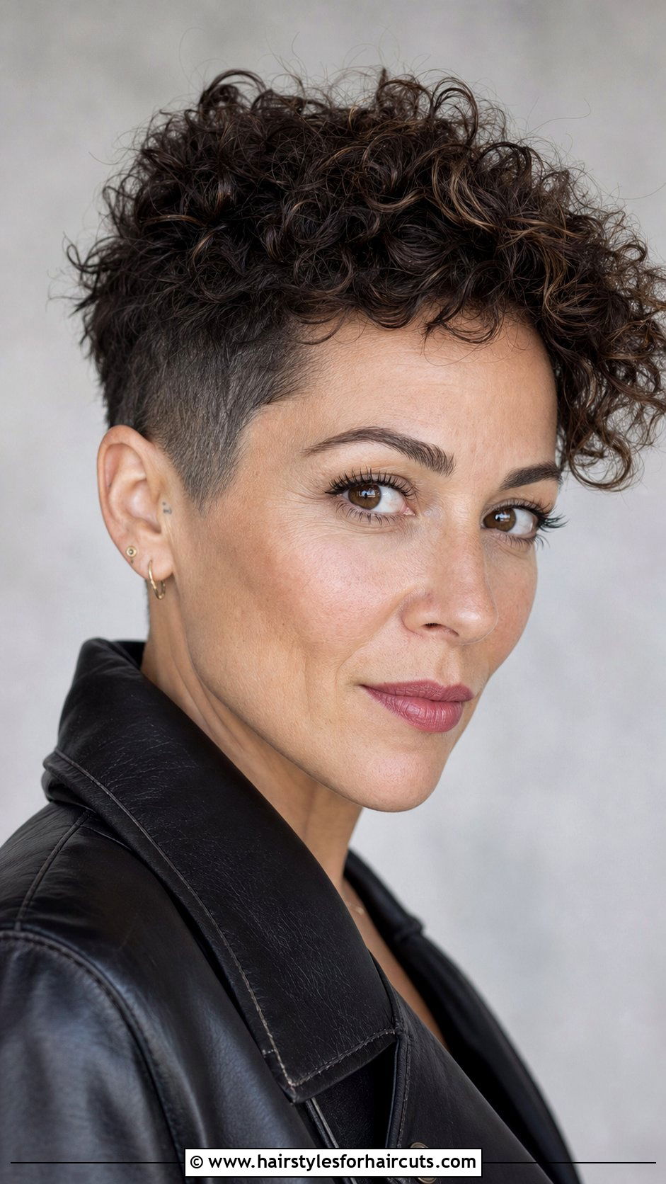 Curly Pixie Cut - 25 haircuts for cancer - 25 haircuts for cancer
