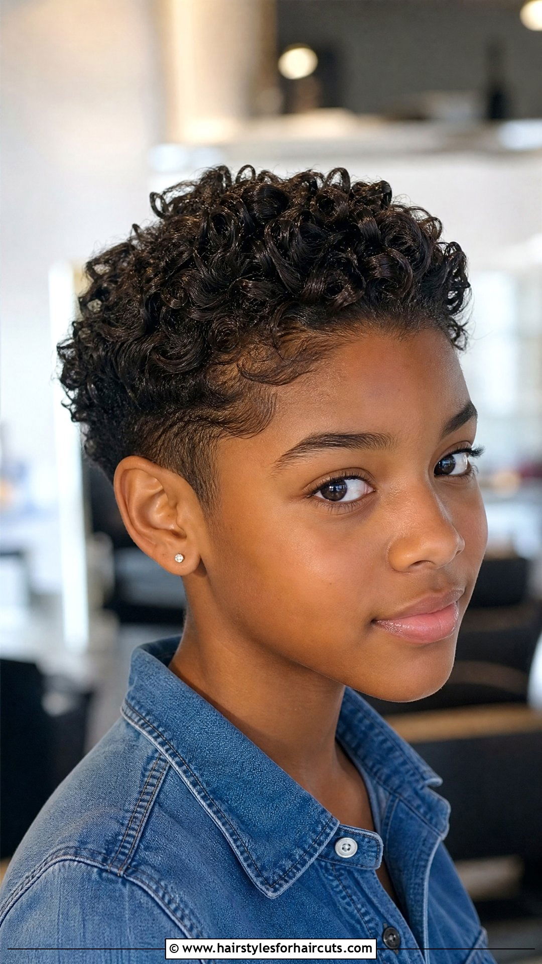 Curly Pixie Cut - 25 hairstyles for black teens - 25 hairstyles for black teens