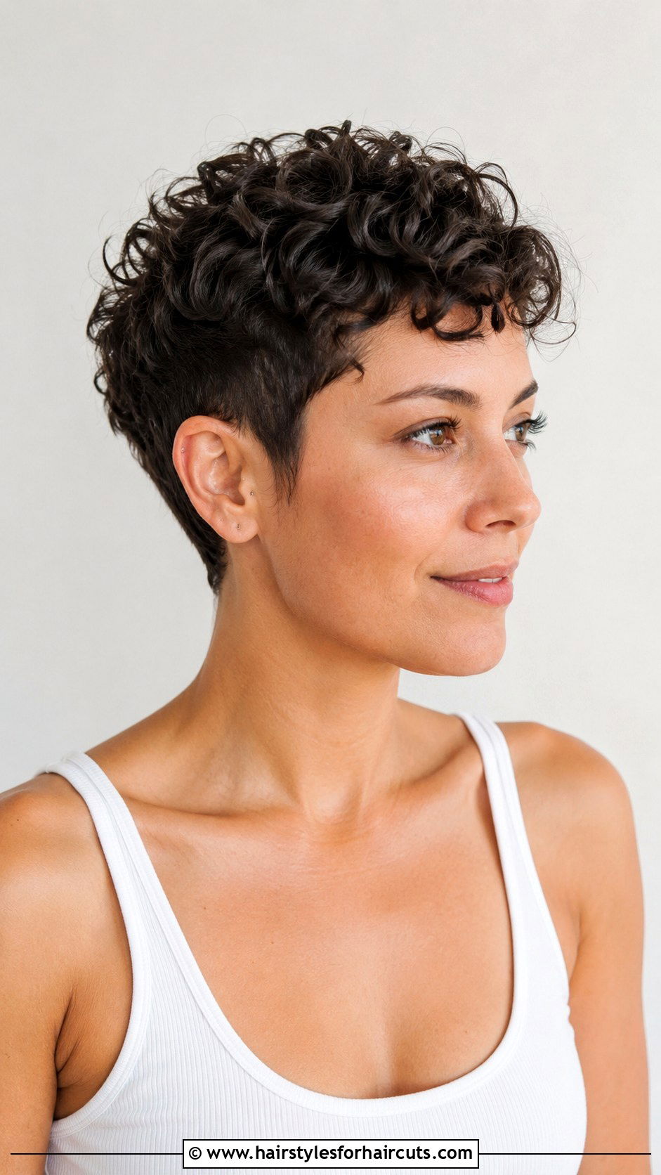 Curly Pixie Cut - 25 androgynous haircuts for curly hair - 25 androgynous haircuts for curly hair