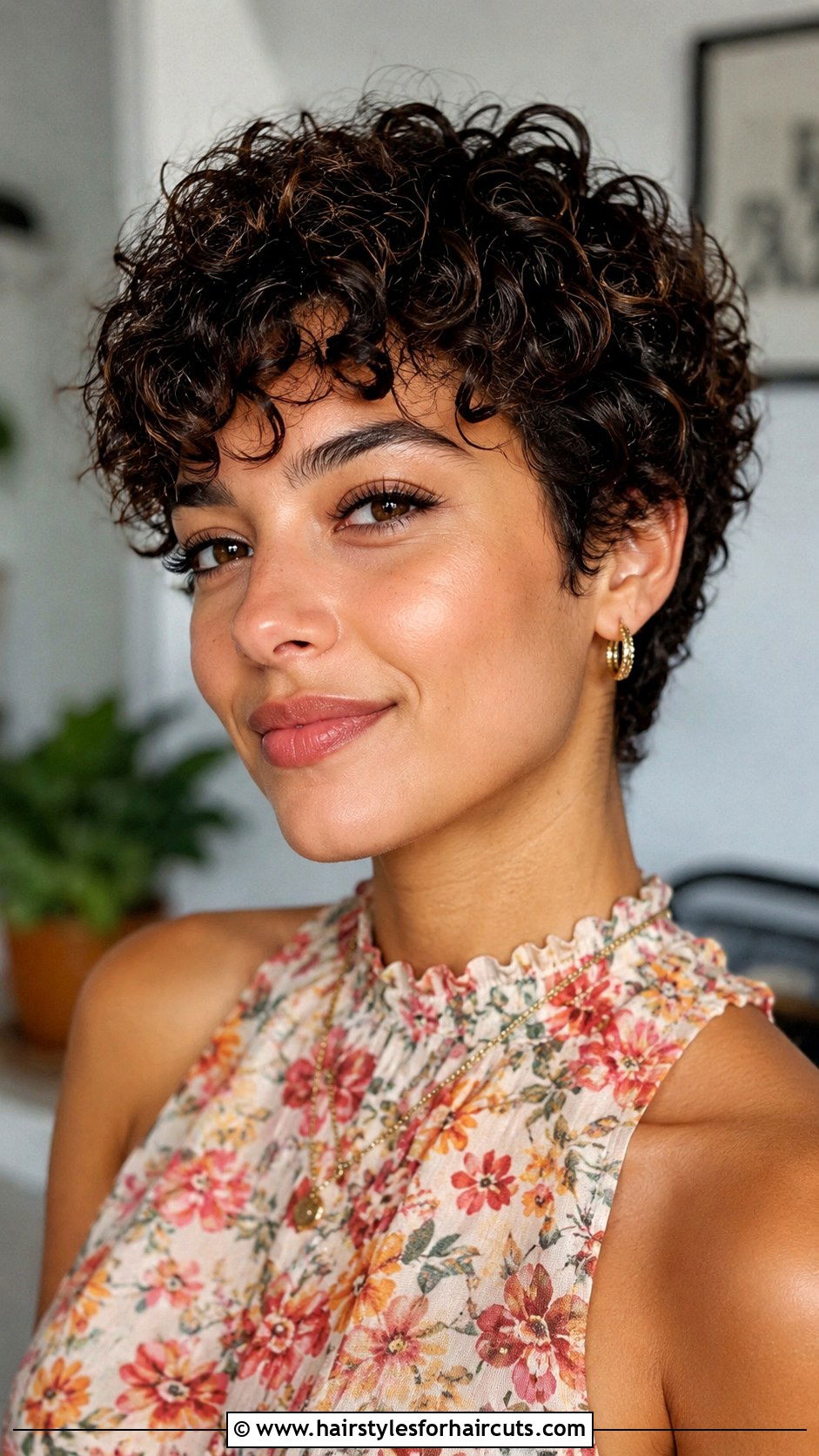 Curly Pixie Haircut With Bangs - 25 curly haircuts with bangs - 25 curly haircuts with bangs