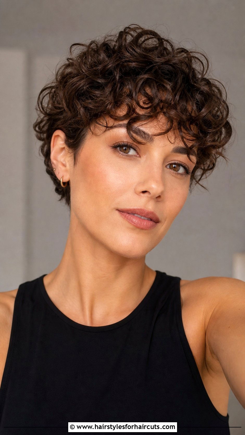 Curly Pixie With Bangs - 25 curly short hairstyles for women - 25 curly short hairstyles for women