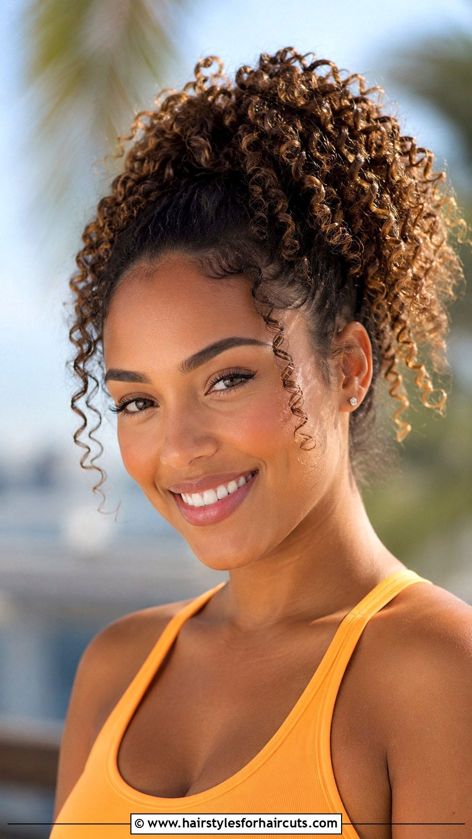 Curly Ponytail - 25 hairstyles in a ponytail for long hair - 25 hairstyles in a ponytail for long hair