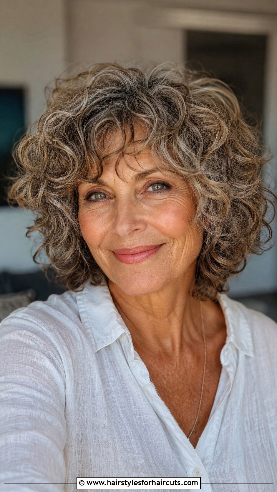 Curly Shag - 25 haircuts for women in their 60s - 25 haircuts for women in their 60s