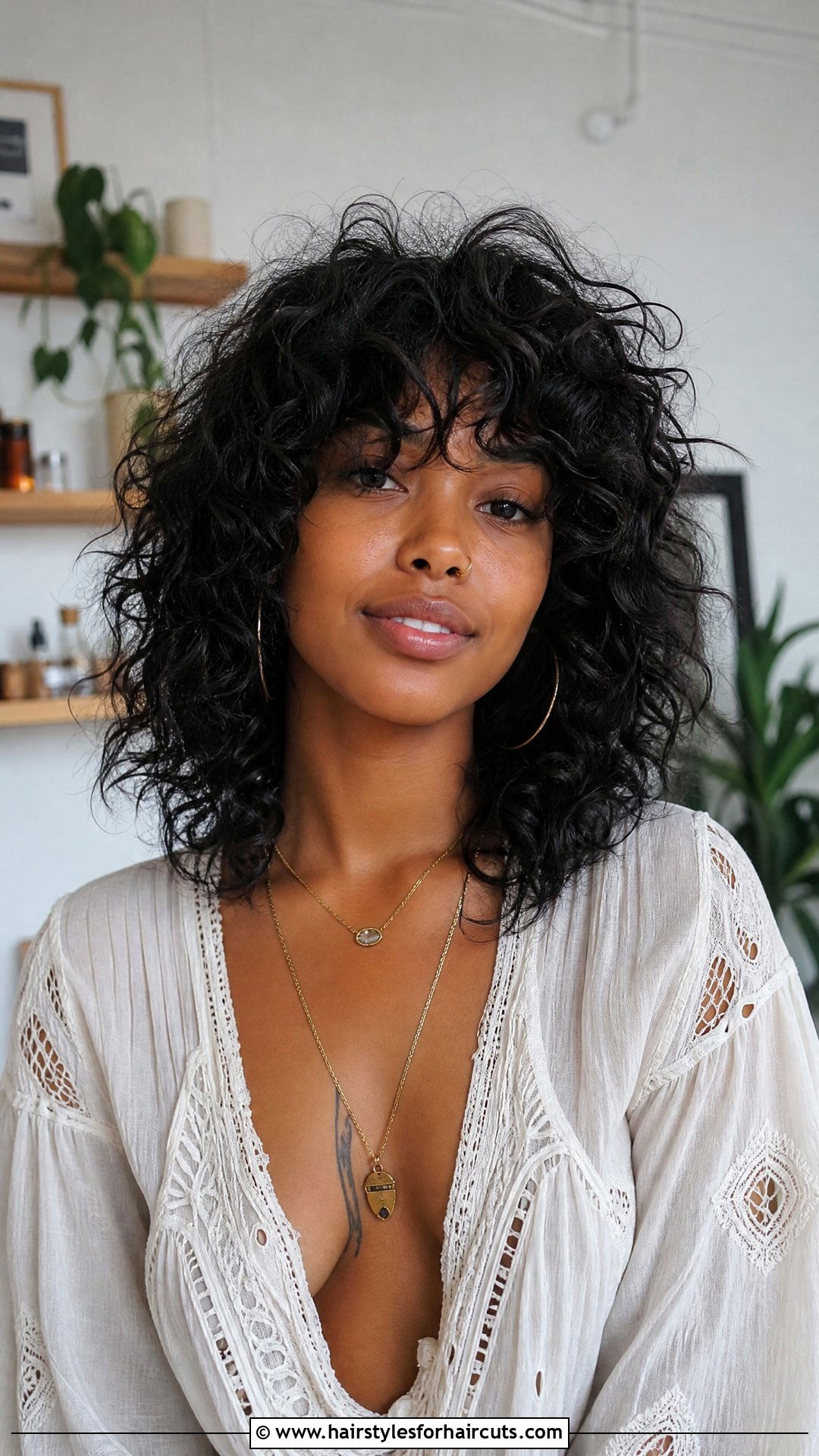 Curly Shag Haircut - 25 70s black hairstyles - 25 70s black hairstyles