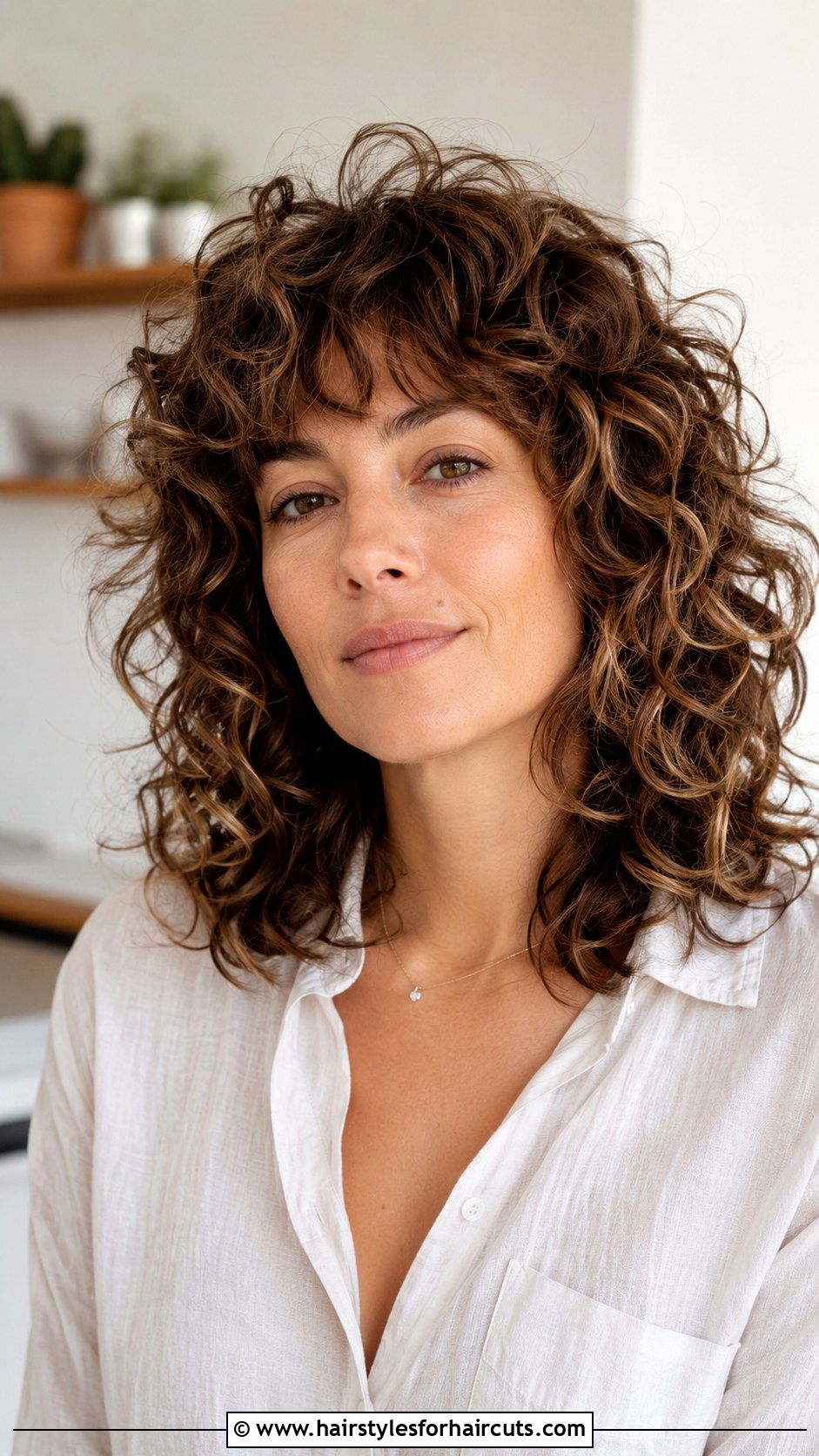 Curly Shag Haircut - 25 haircuts certificate - 25 haircuts certificate