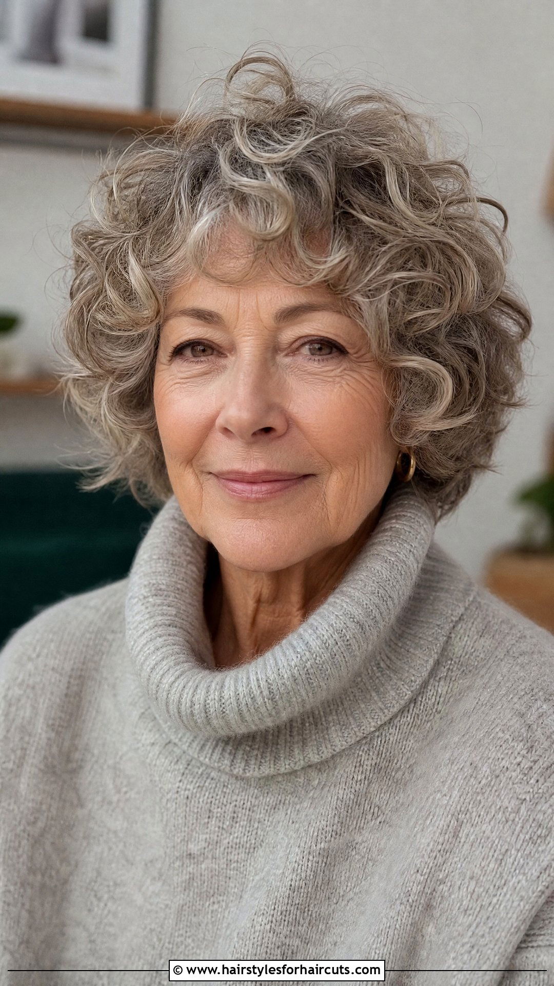 Curly Shag Haircut for Elderly Women - 25 hairstyles for elderly women - 25 hairstyles for elderly women