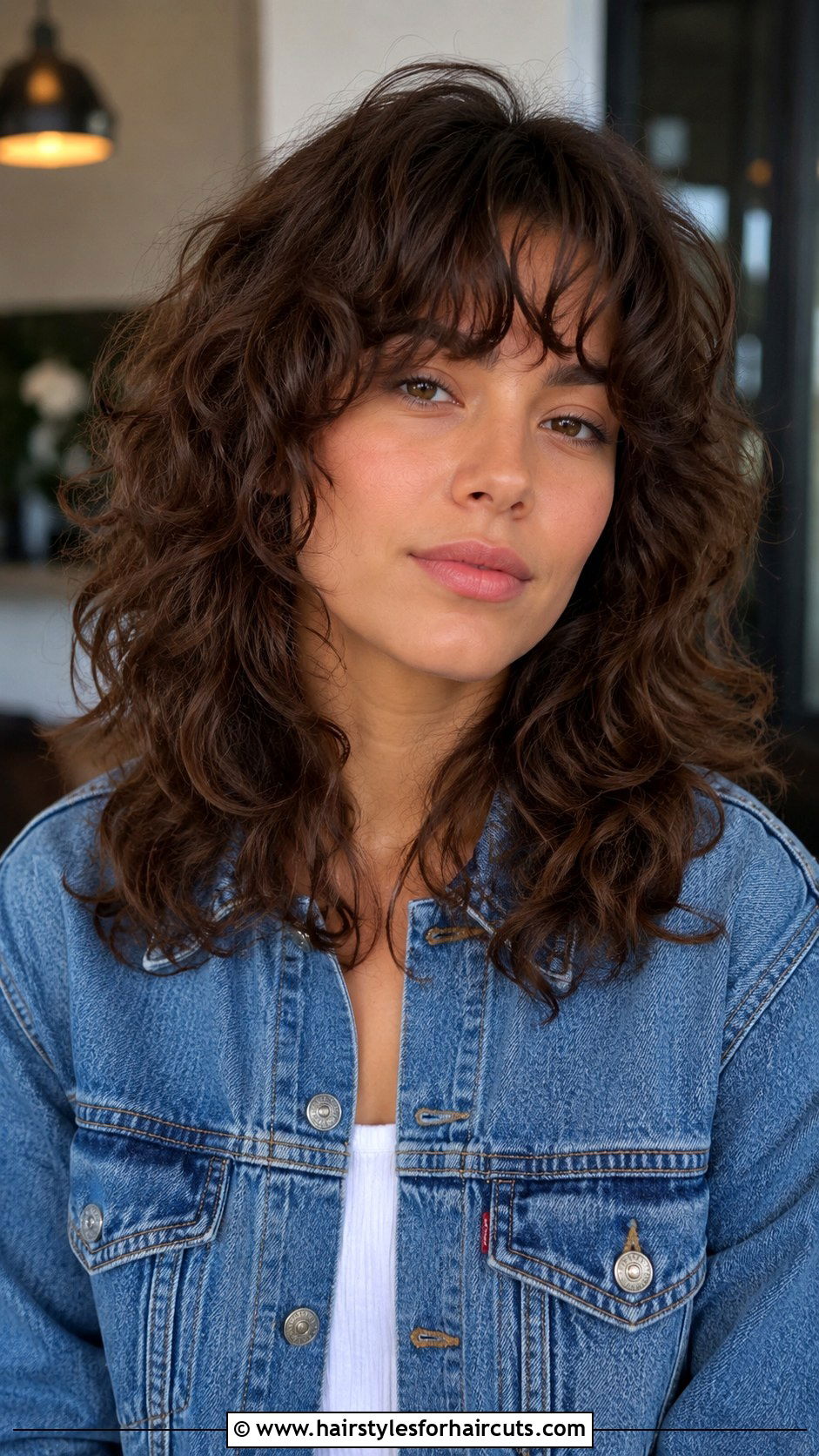 Curly Shag With Bangs - 25 curly hairstyles - 25 curly hairstyles