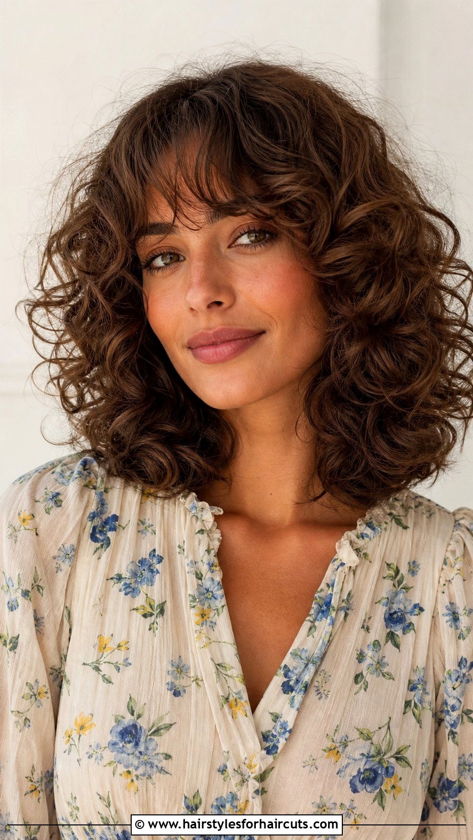 Curly Shag With Curtain Bangs - 25 short shaggy haircuts for curly hair - 25 short shaggy haircuts for curly hair