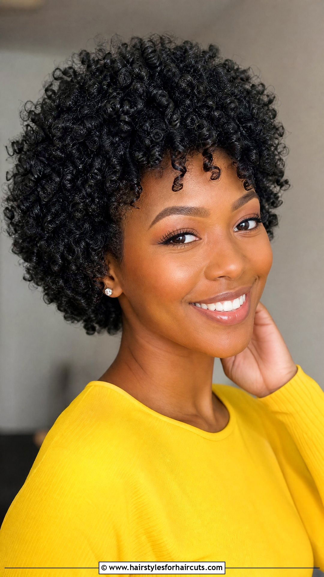 Curly Short Afro - 25 picture day hairstyles for short hair - 25 picture day hairstyles for short hair