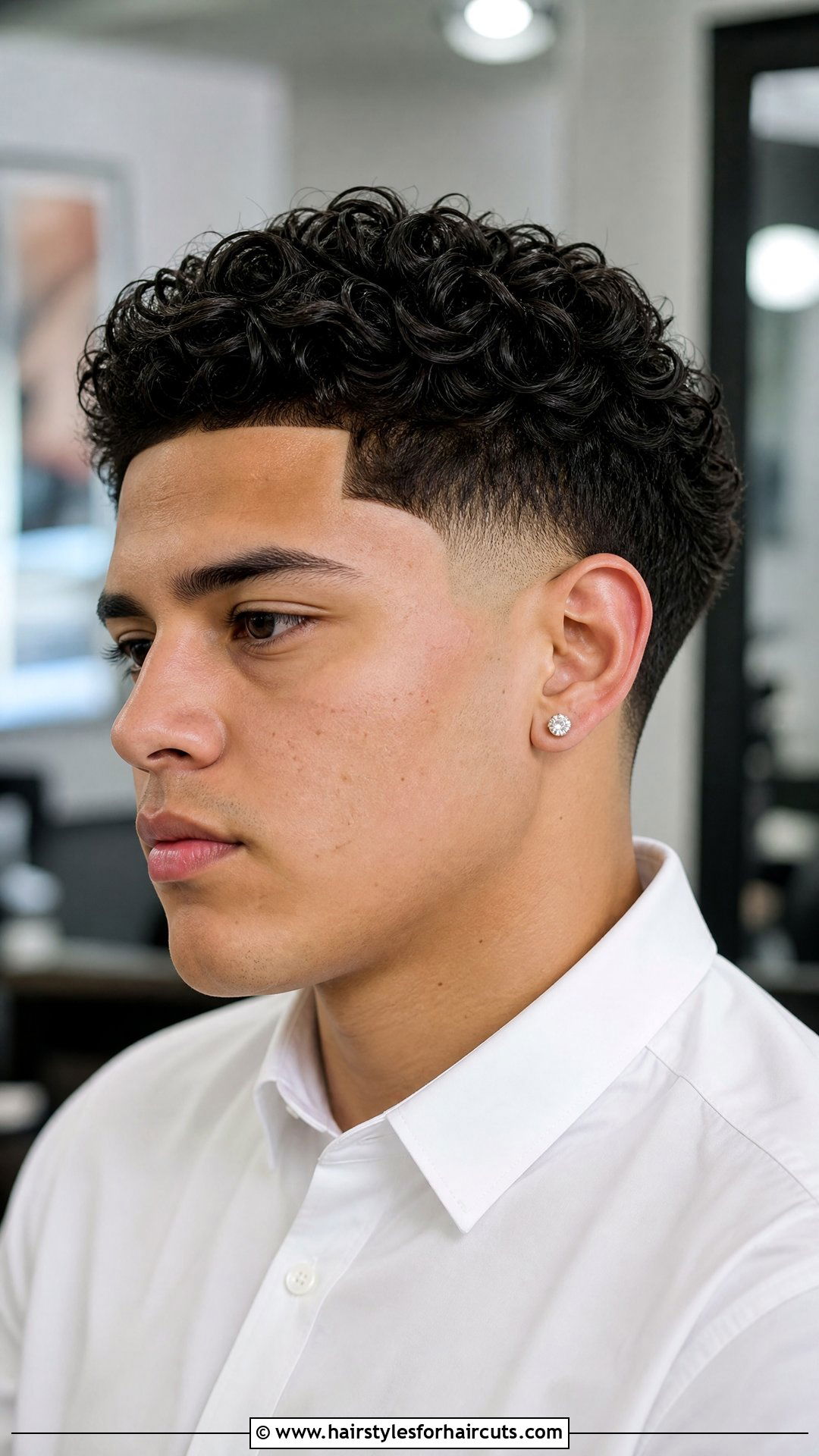 Curly Taper Fade With Line Up - 25 haircuts hispanic curly hair taper - 25 haircuts hispanic curly hair taper