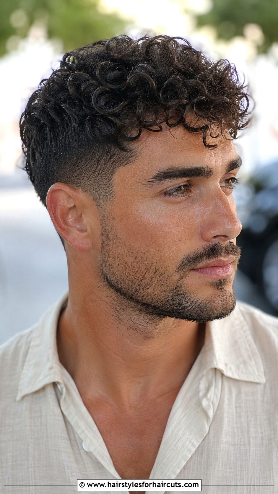 Curly Tapered Cut - 25 ftm haircuts - 25 ftm haircuts