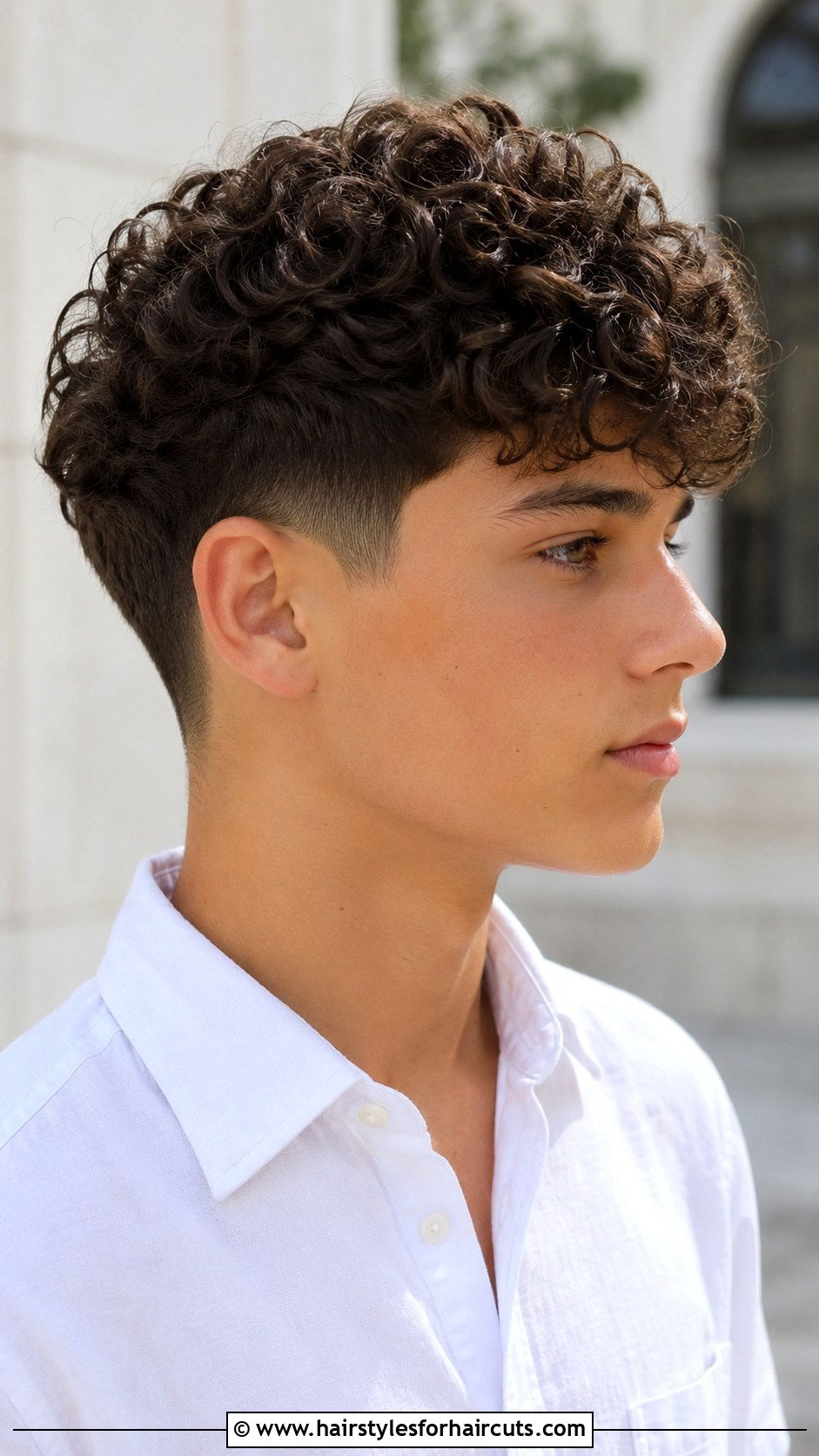Curly Tapered Haircut For Teen Boy - 25 haircuts for teenager - 25 haircuts for teenager