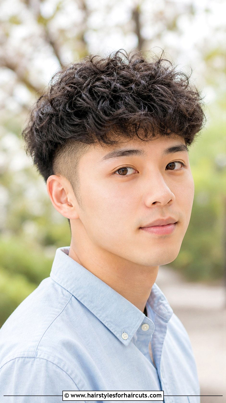 Curly Top Two Block Haircut - 25 two block haircuts - 25 two block haircuts
