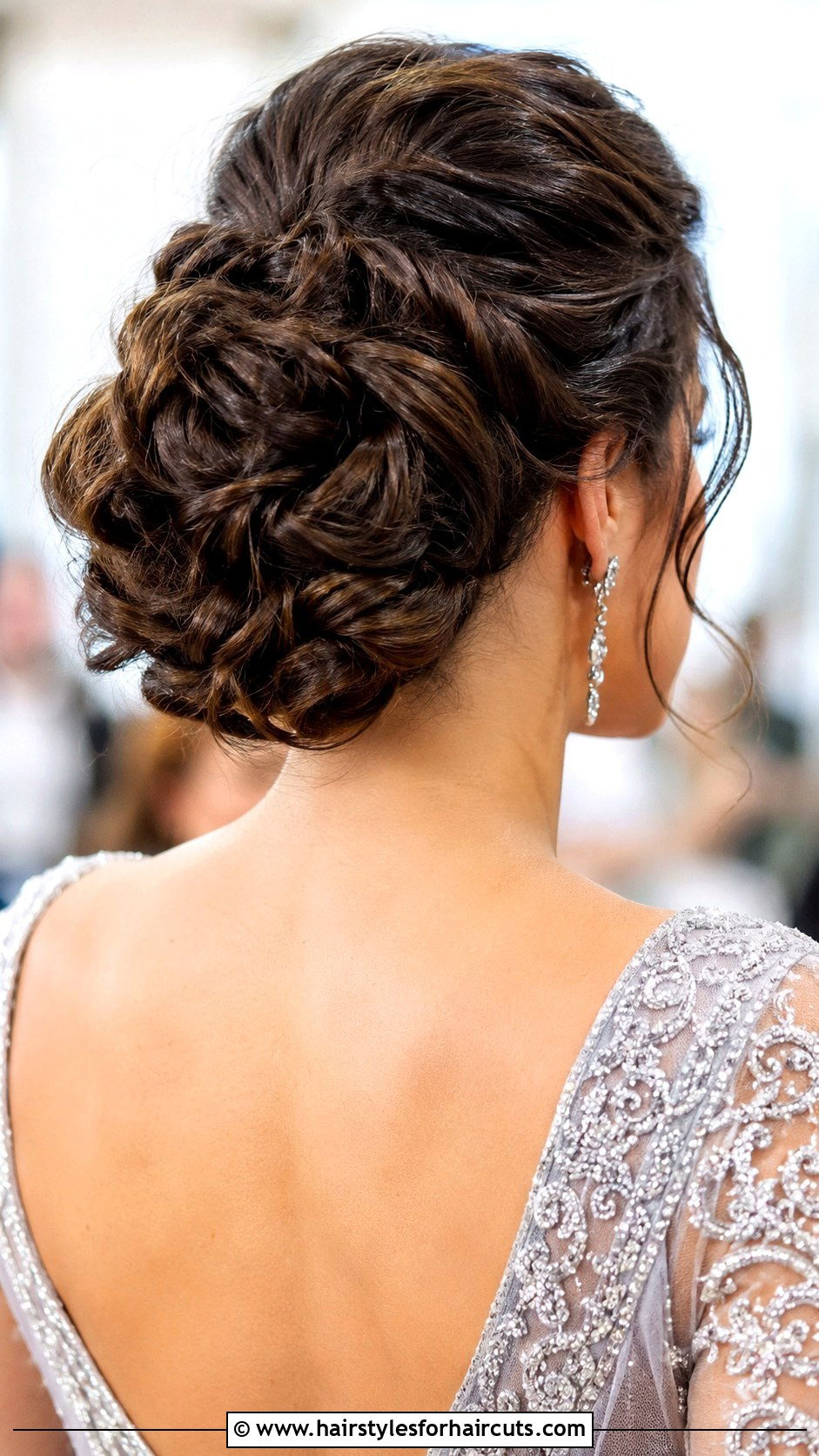 Curly Twisted Updo - 25 hairstyles after curling hair - 25 hairstyles after curling hair