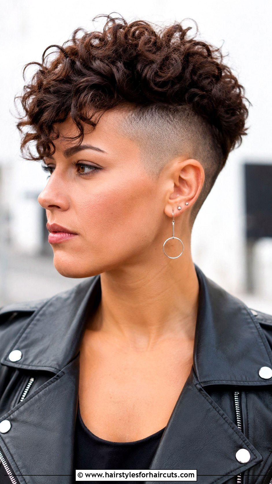 Curly Undercut - 25 cute curly hair haircuts - 25 cute curly hair haircuts